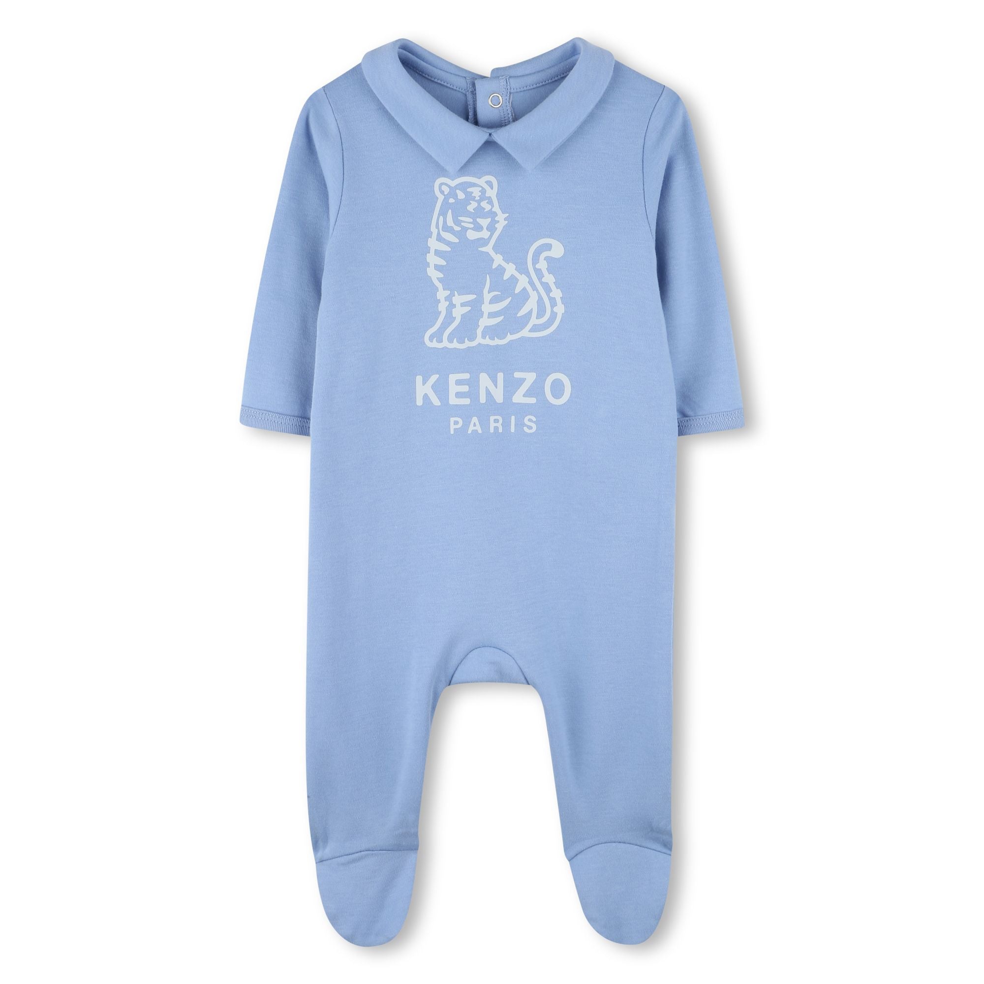 Coffret cadeau de combinaisons bleues en coton pour bébés garçons et filles (lot de 2)