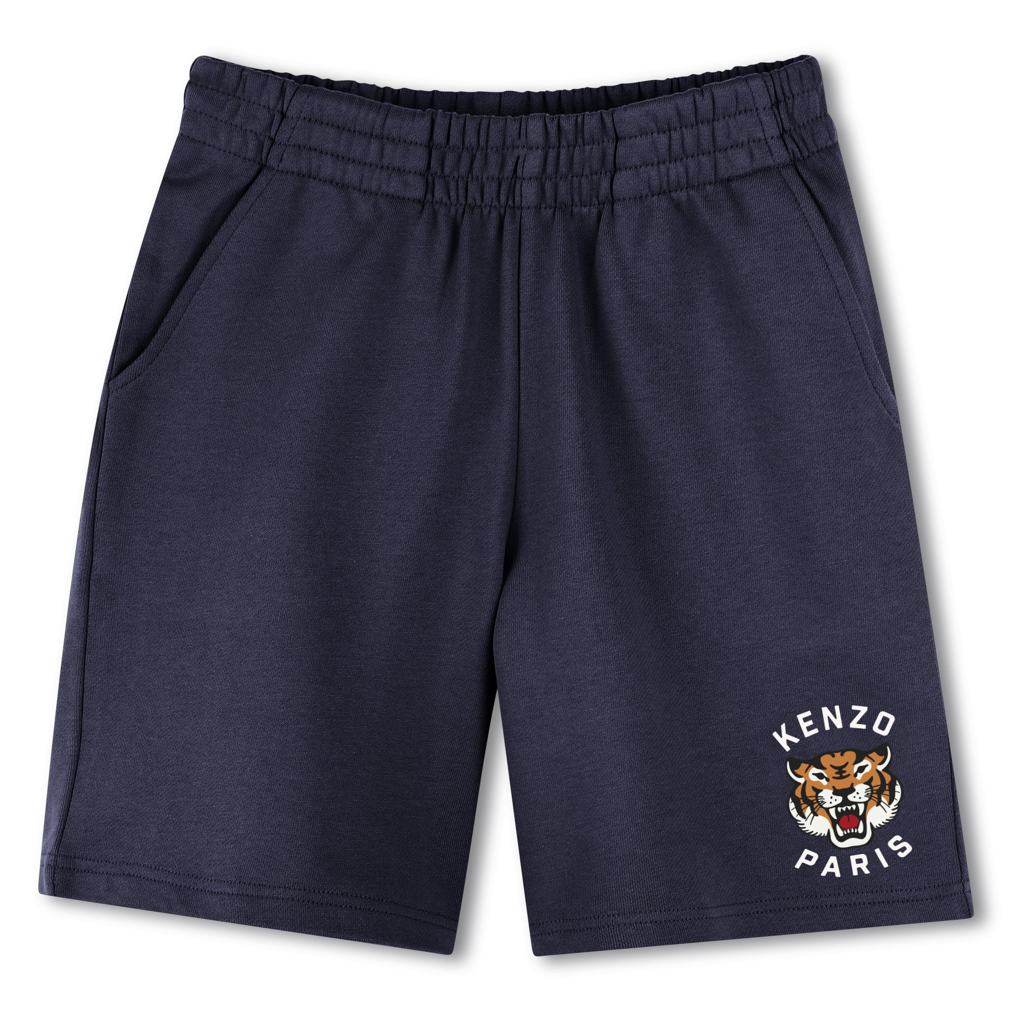 Boys Navy Cotton Shorts