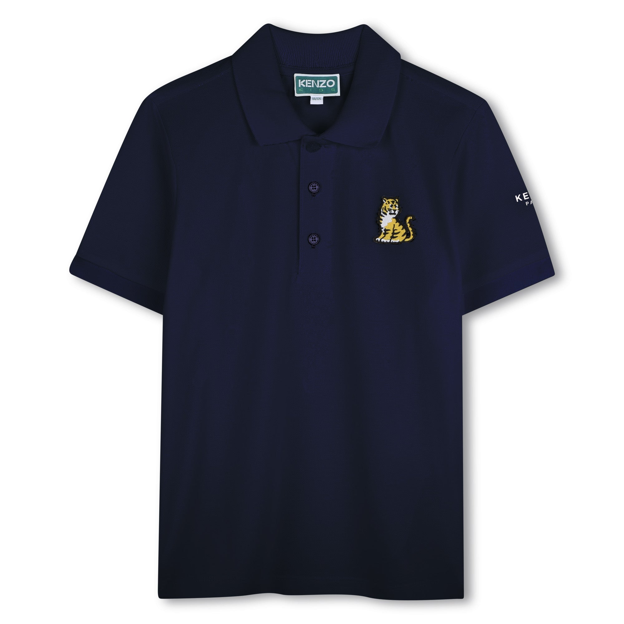 Boys & Girls Navy Cotton Polo Shirt