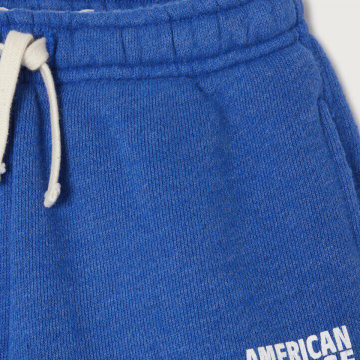 Boys & Girls Blue Logo Cotton Shorts