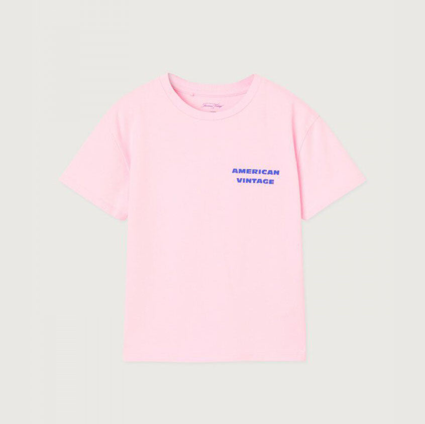 Boys & Girls Pink Logo Cotton T-Shirt