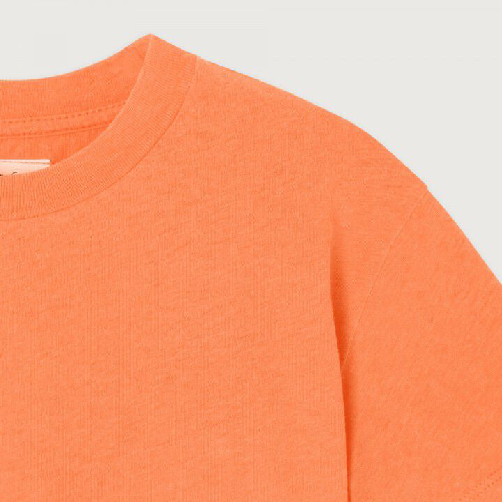 Boys & Girls Orange Cotton T-Shirt