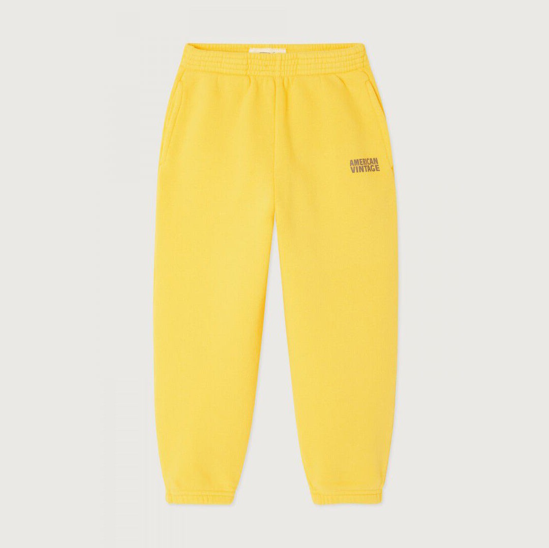 Boys & Girls Yellow Cotton Trousers