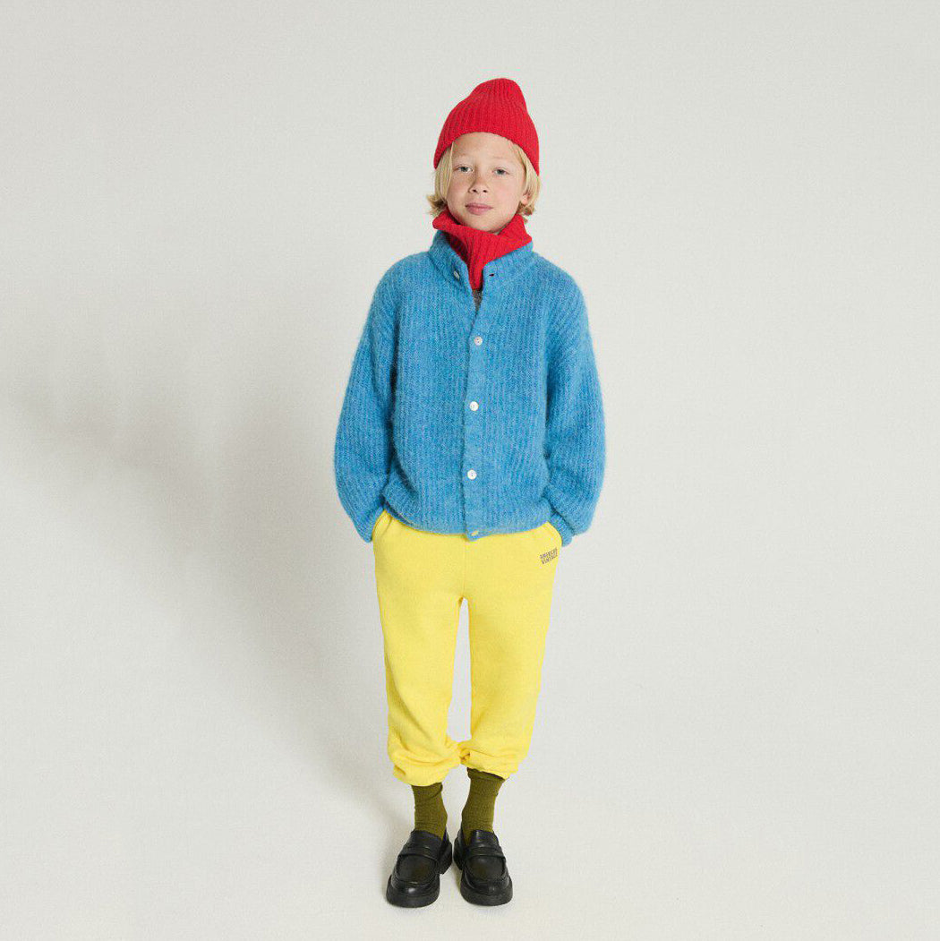 Boys & Girls Yellow Cotton Trousers