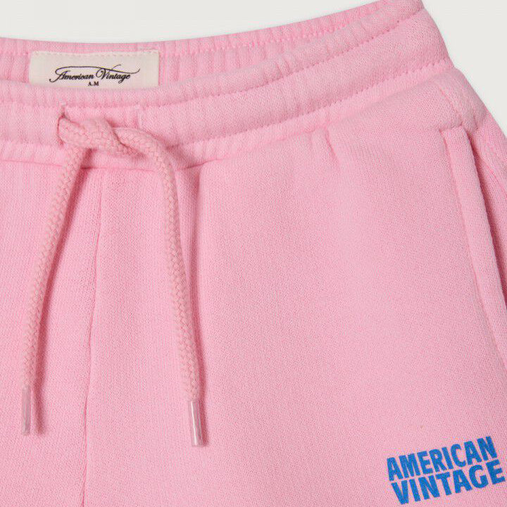 Girls Pink Cotton Shorts