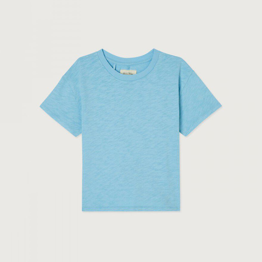Boys & Girls Blue Cotton T-Shirt