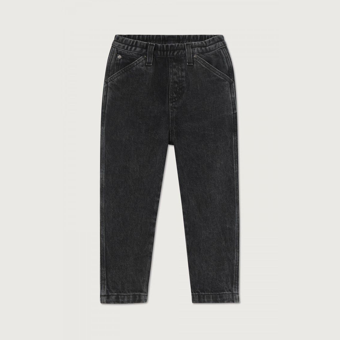 Boys & Girls Black Denim Trousers
