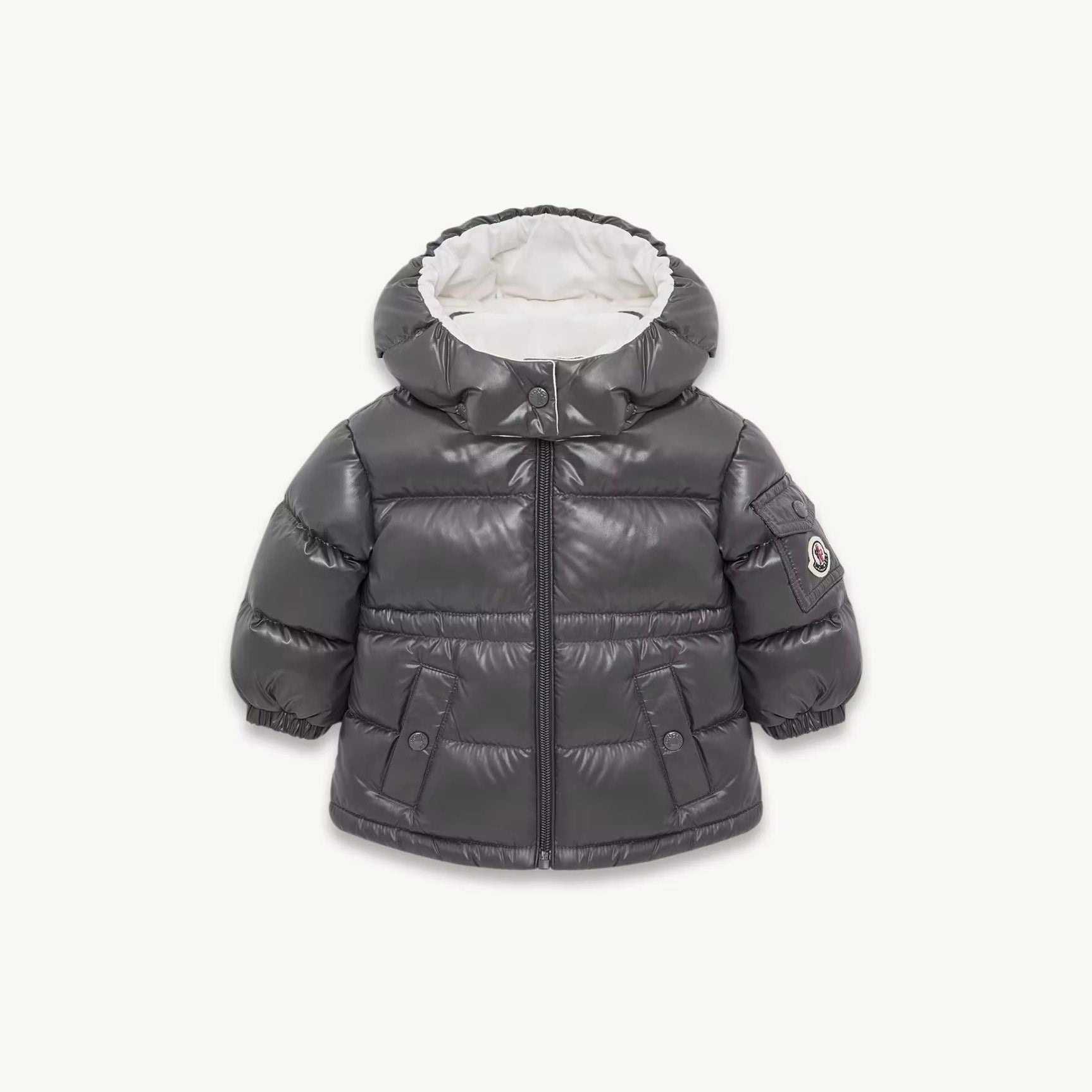 Baby Girls Dark Grey "MAIRE" Padded Down Jacket