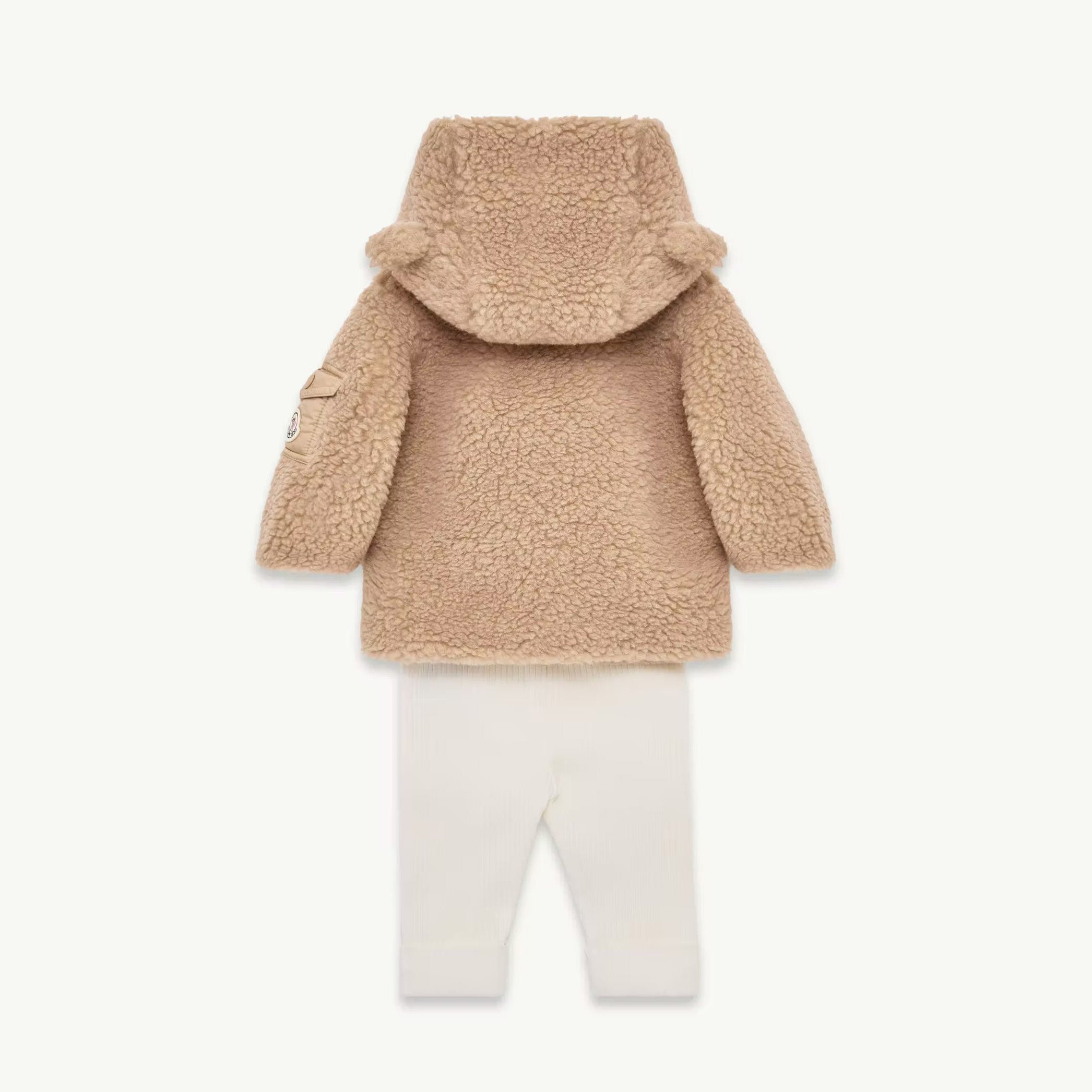 Baby Boys & Girls Brown Sherpa Fleece Set