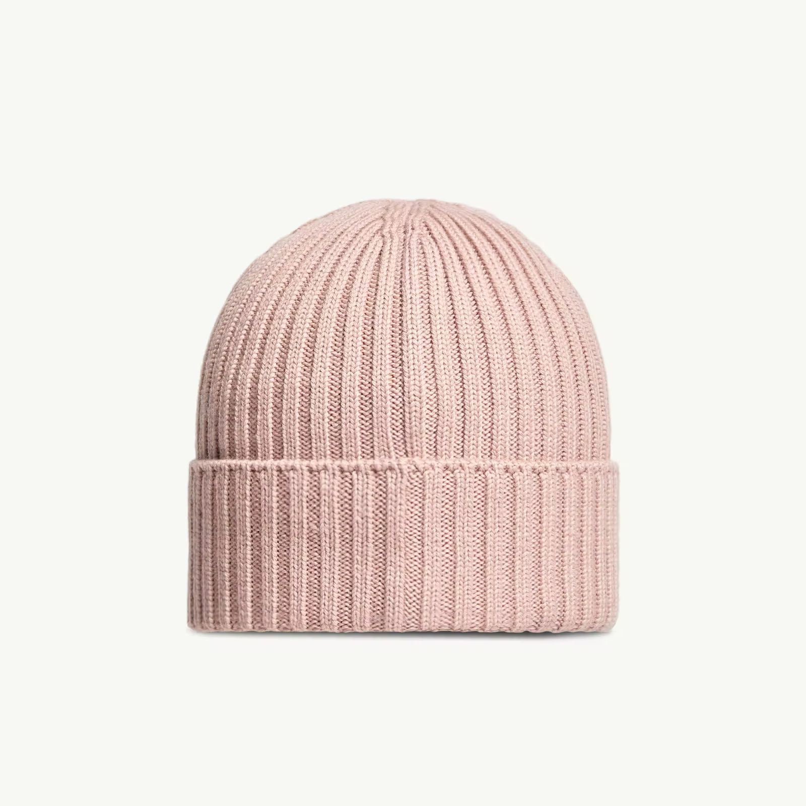 Girls Pink Knit Wool Hat