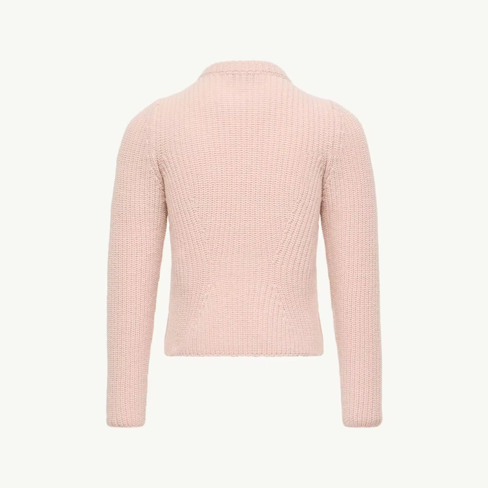 Haut zippé rembourré en duvet rose clair pour fille
