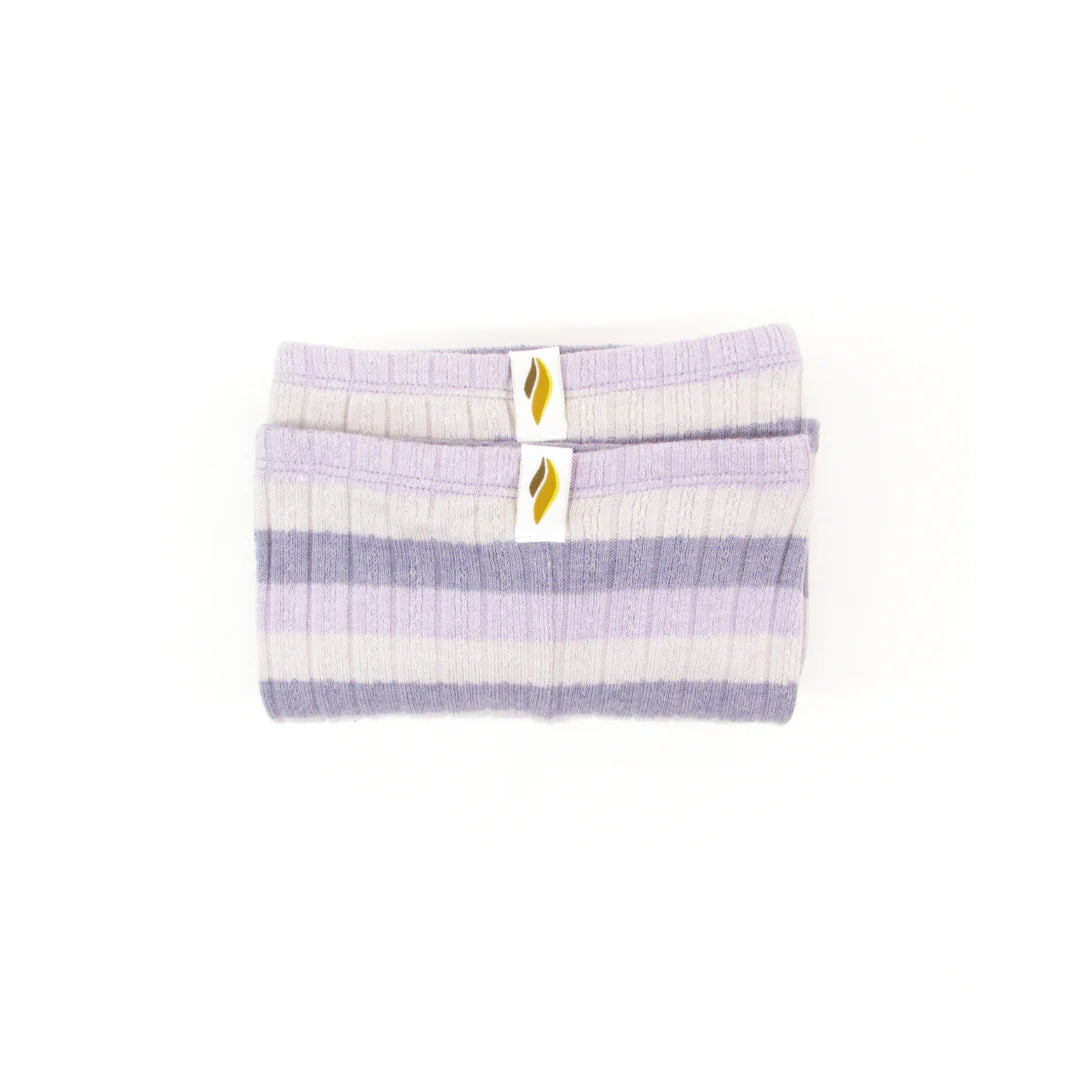 Boys & Girls Purple Stripes Ballet Warm Up Socks