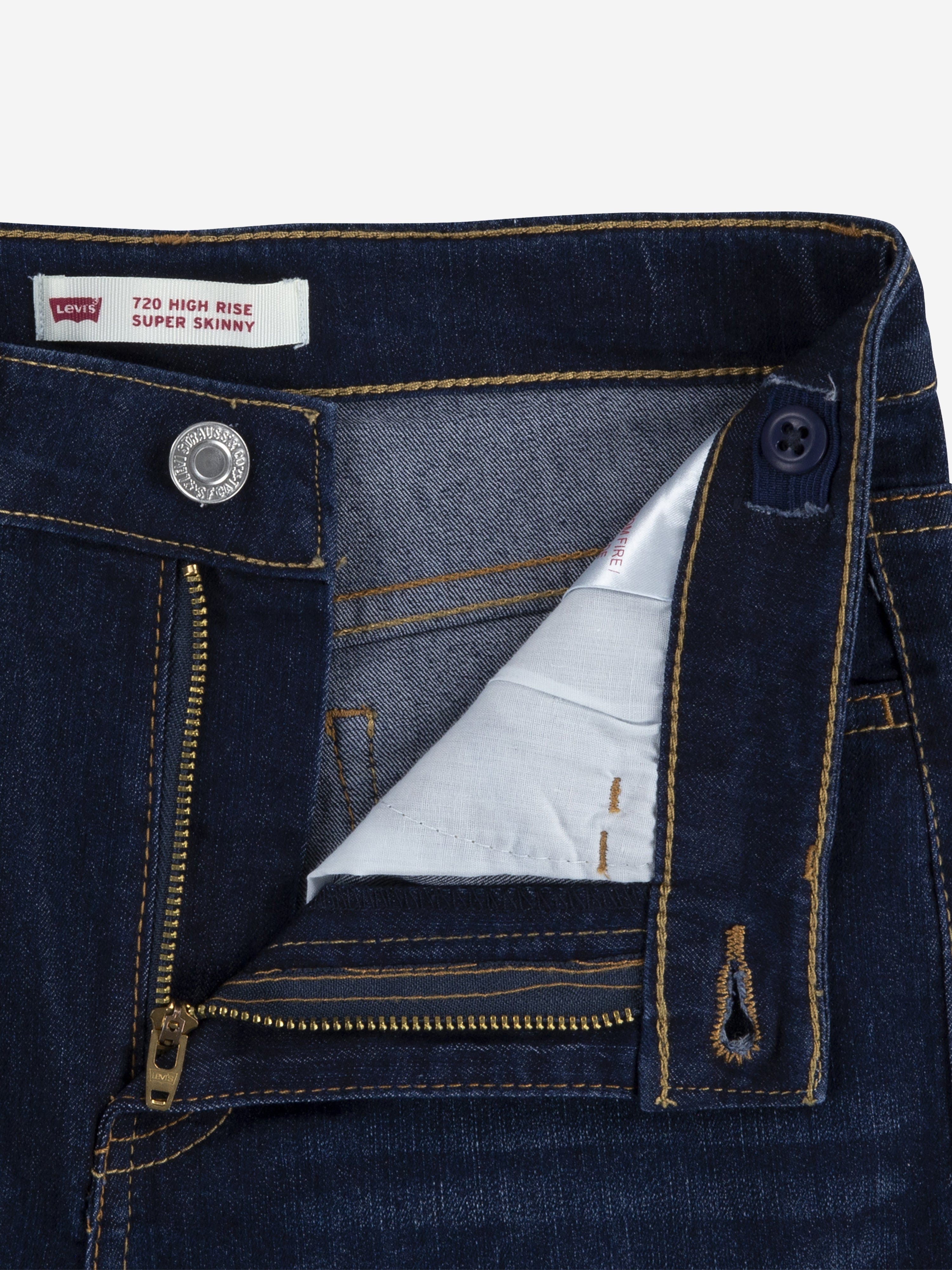Levi's Girls 720 High Rise Super Skinny Jeans in Blue