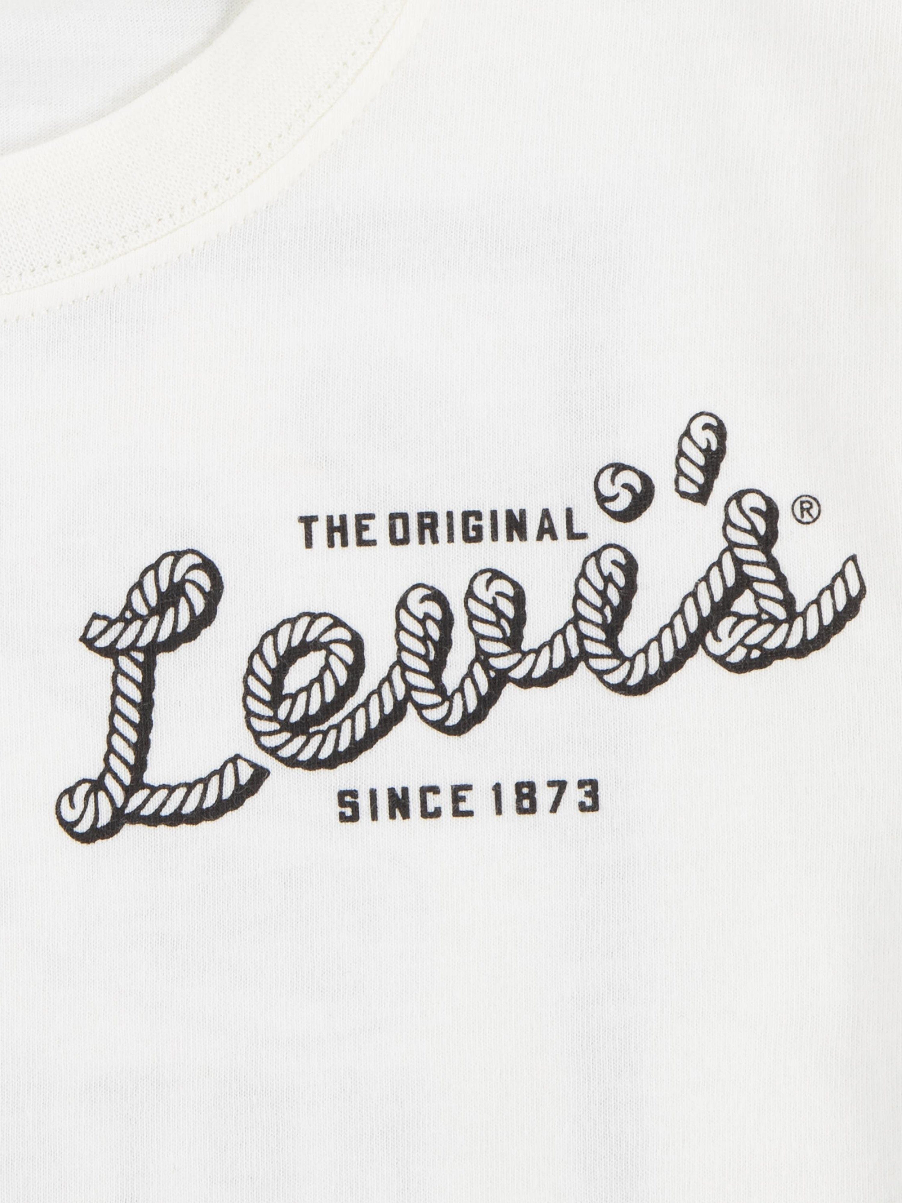 Levi's Boys Pizza Delivery Cowboy T-Shirt in Ivory