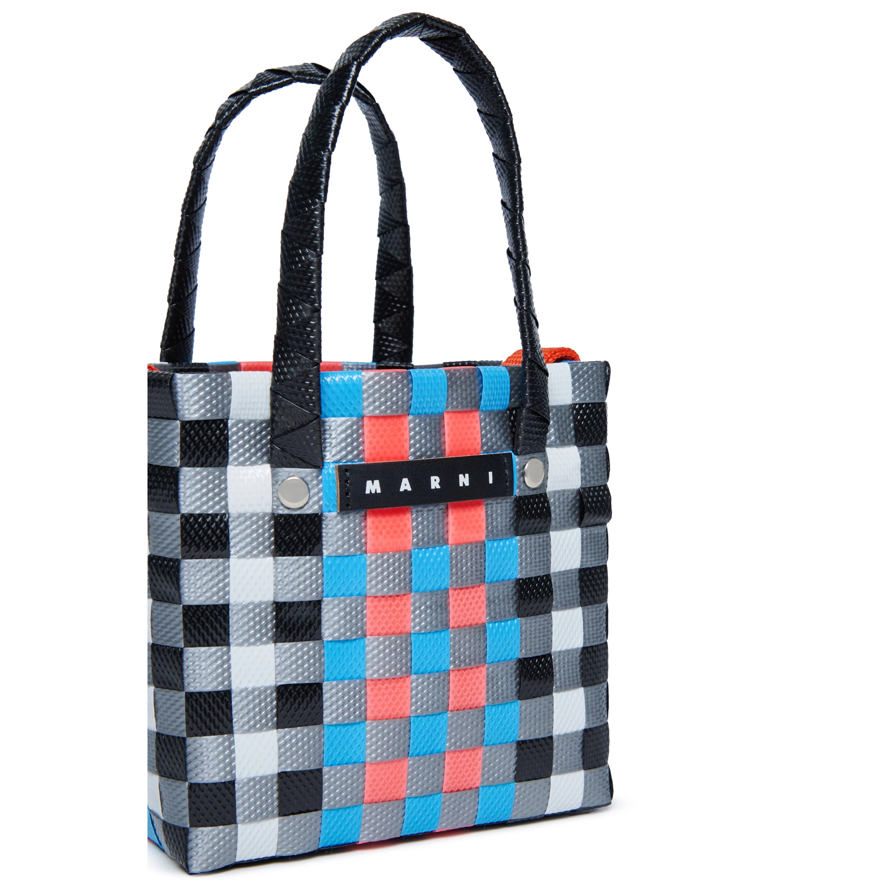 Sac à main tressé gris pour filles