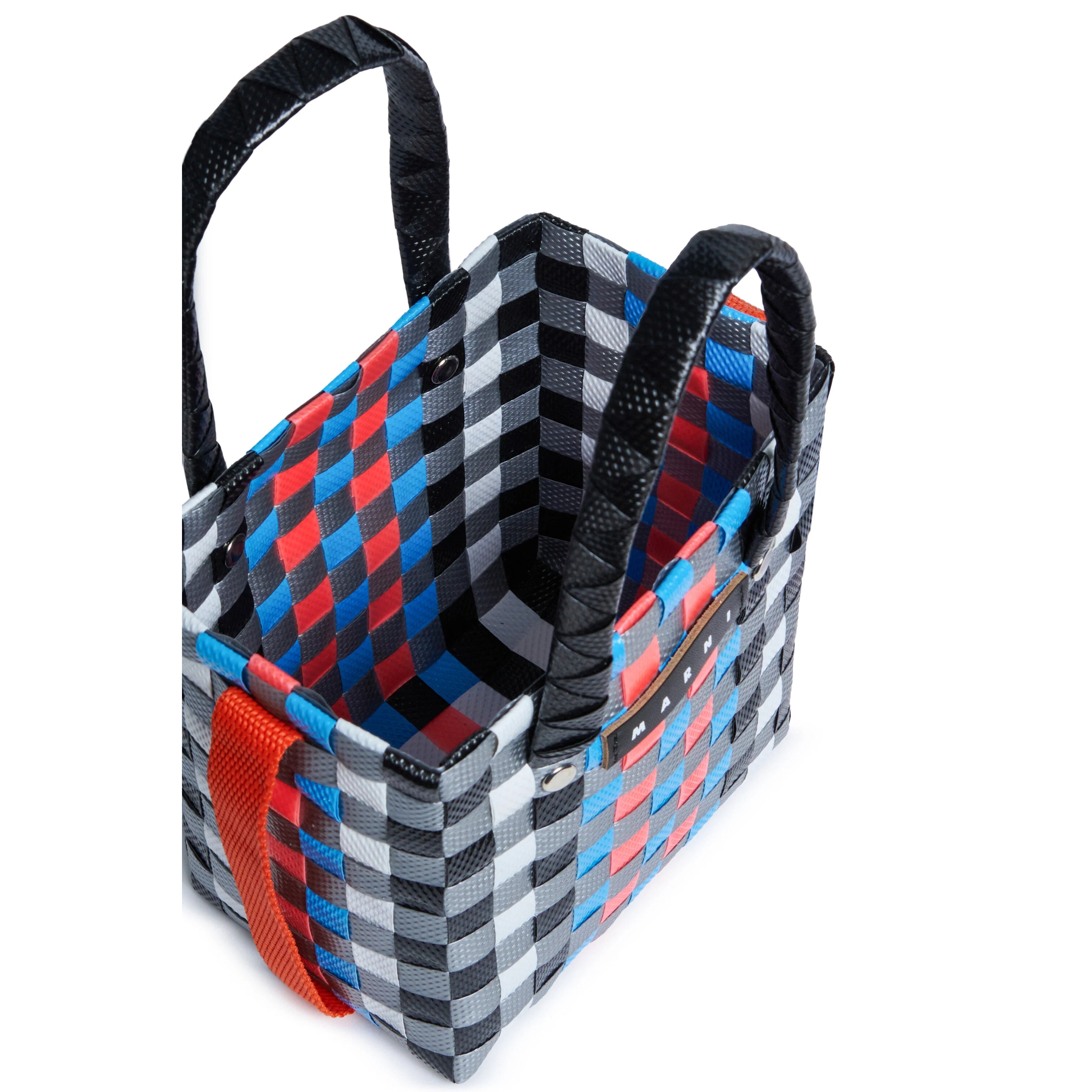 Sac à main tressé gris pour filles