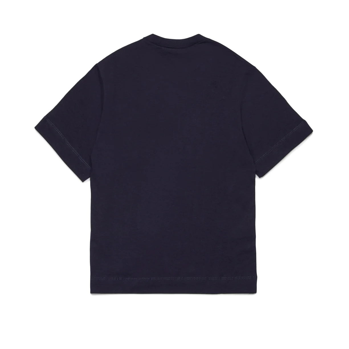 Boys & Girls Navy Logo Cotton T-Shirt
