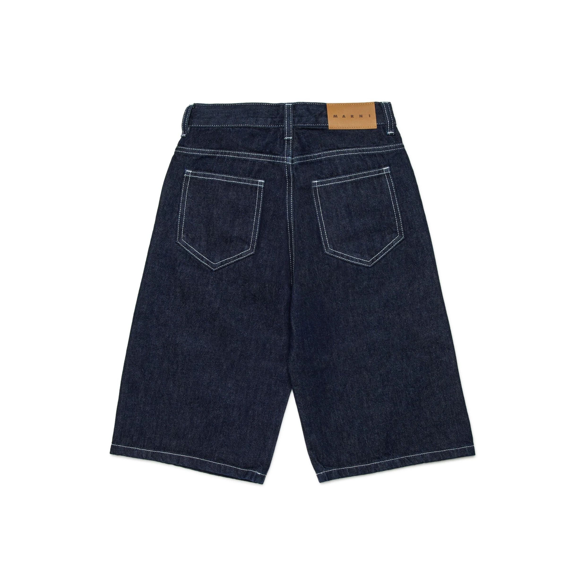 Boys & Girls Dark Blue Denim Shorts