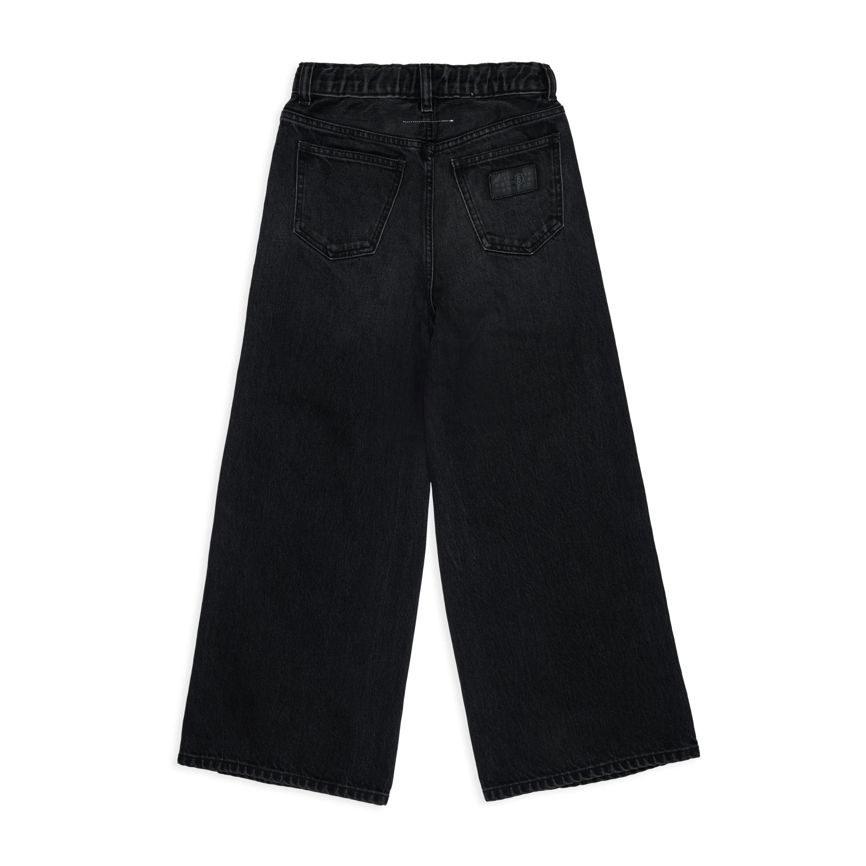 Boys & Girls Black Denim Trousers