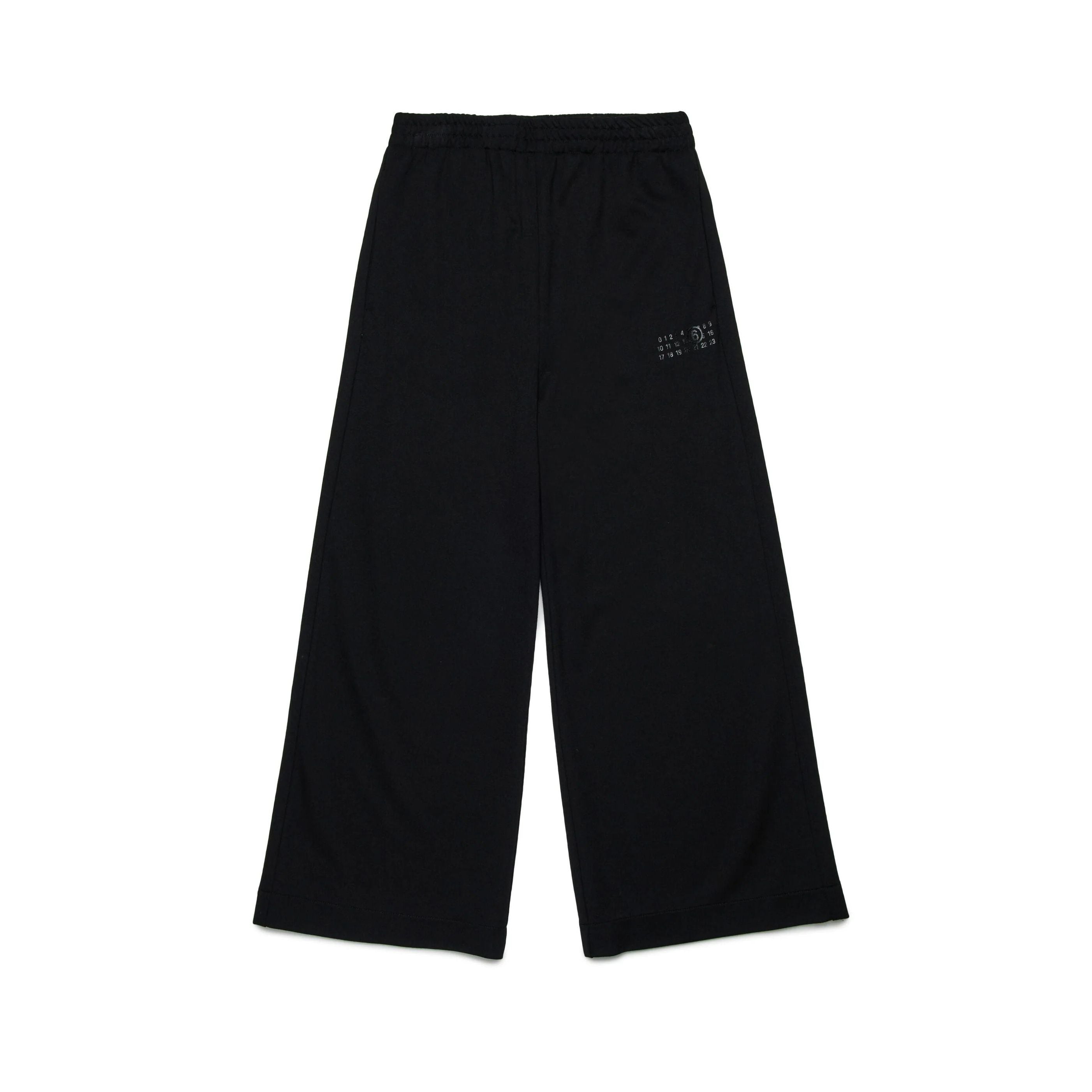 Boys & Girls Black Logo Trousers