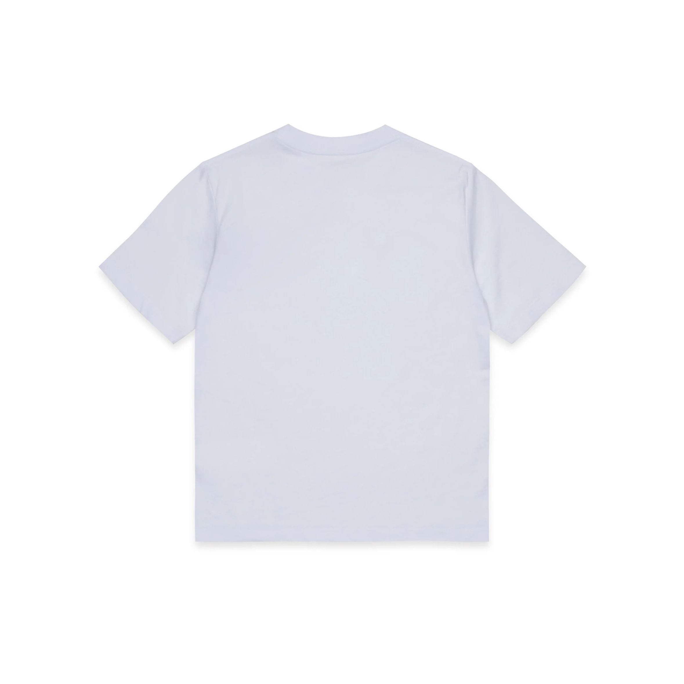 Boys & Girls White Logo Cotton T-Shirt