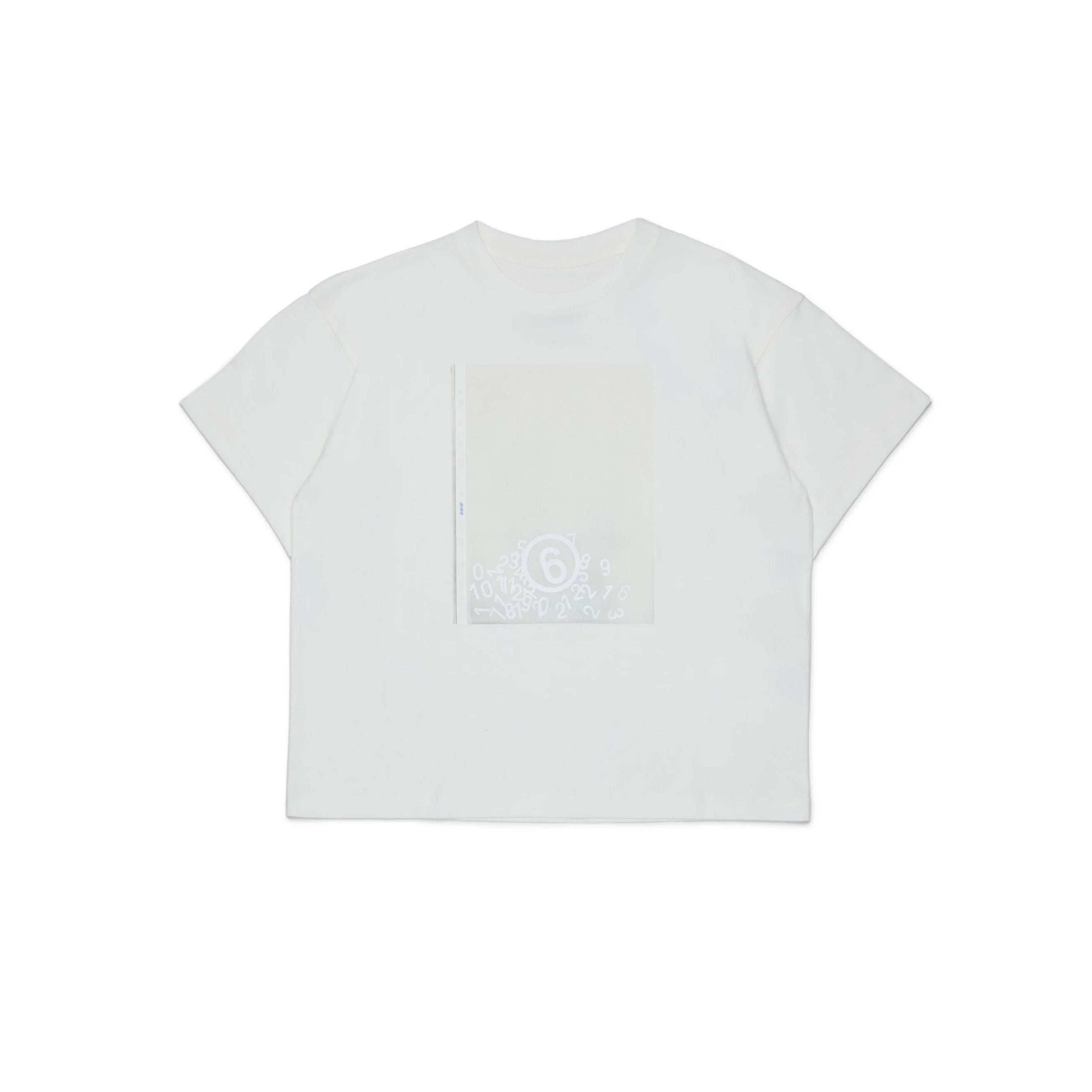 Boys & Girls White Cotton T-Shirt