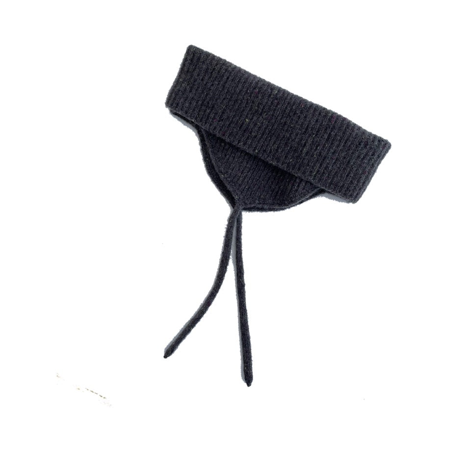 Boys & Girls Charcoal Wool Neck Warmer