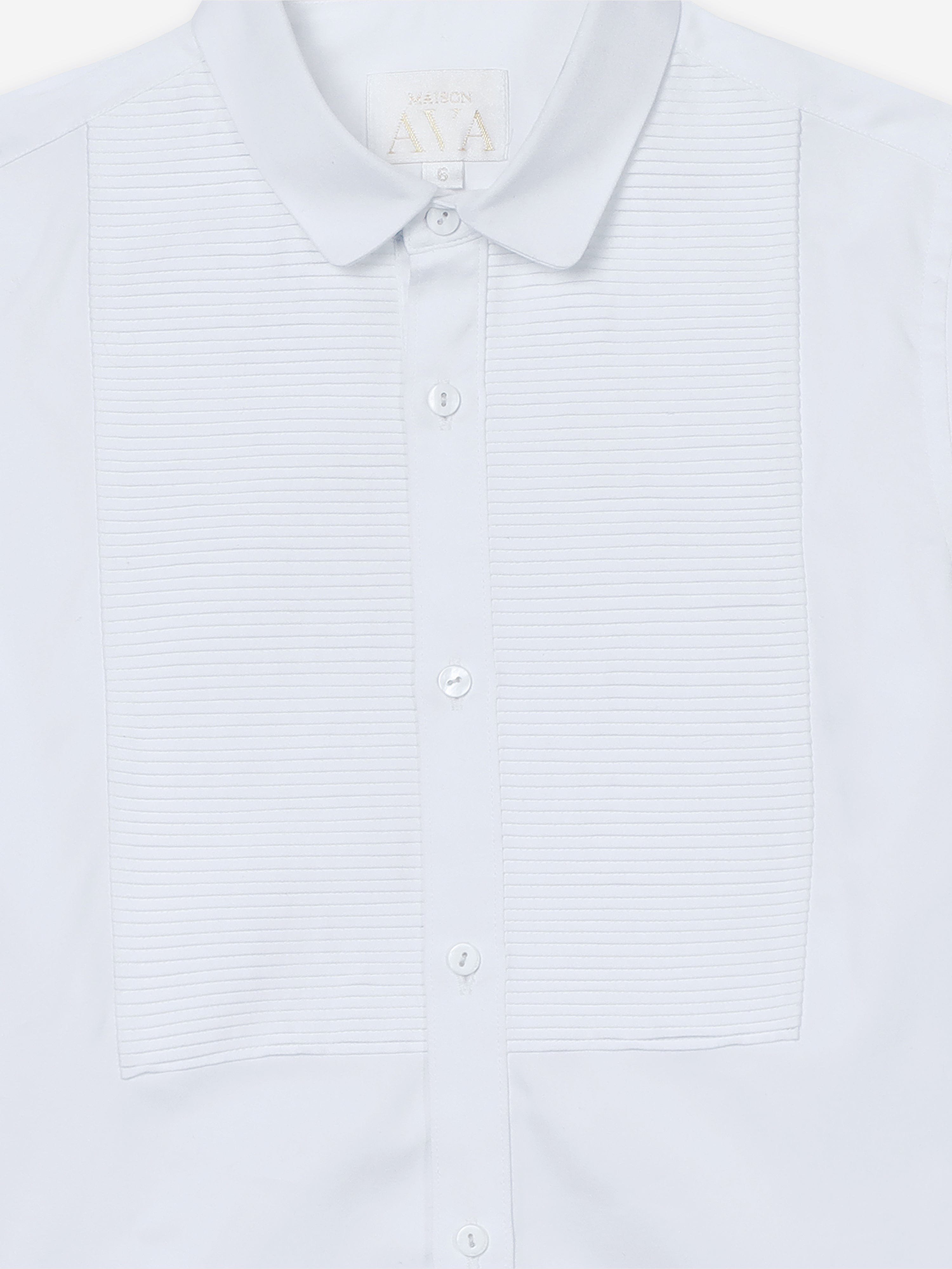 Boys Noel Shirt in White