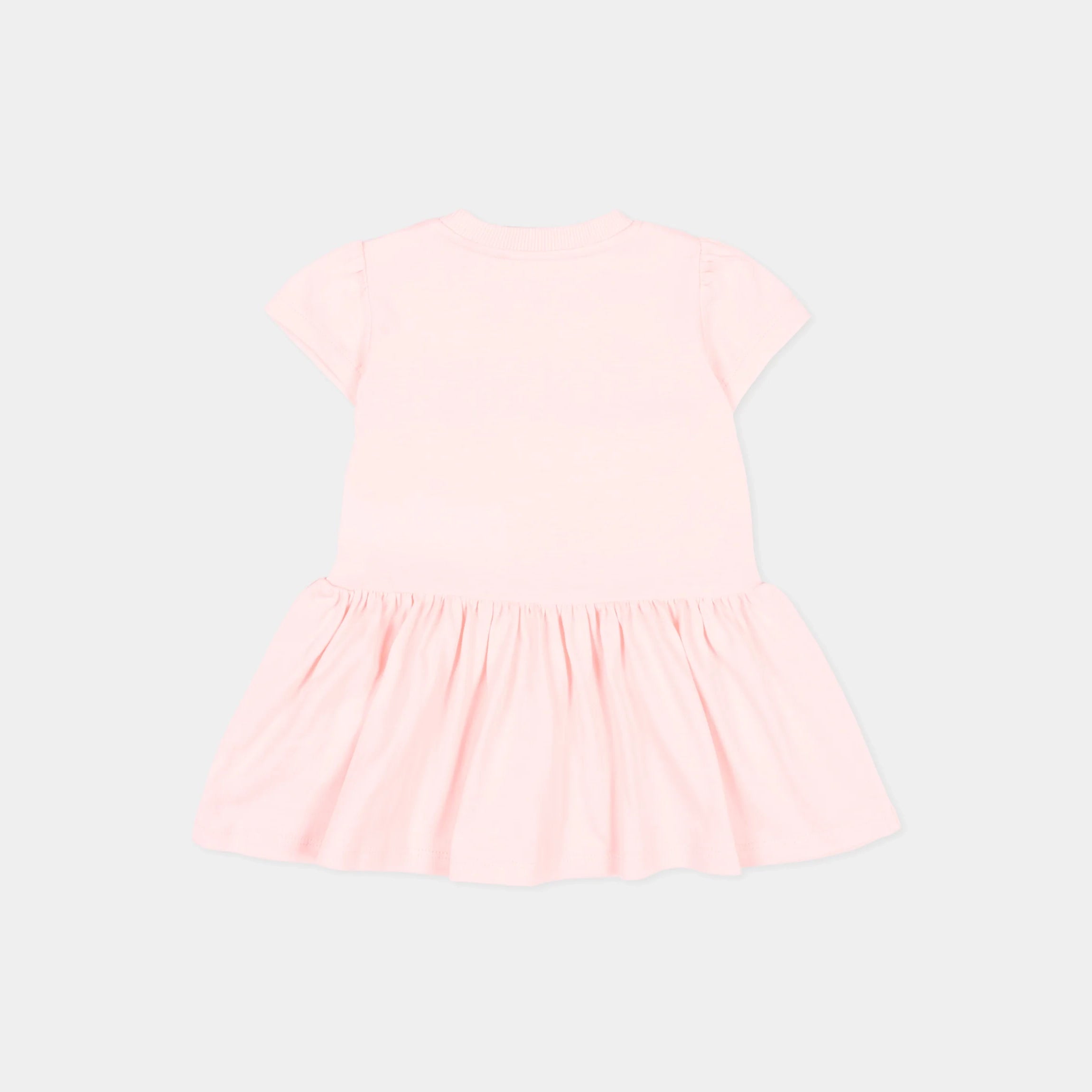 Baby Girls Light Pink Logo Cotton Dress