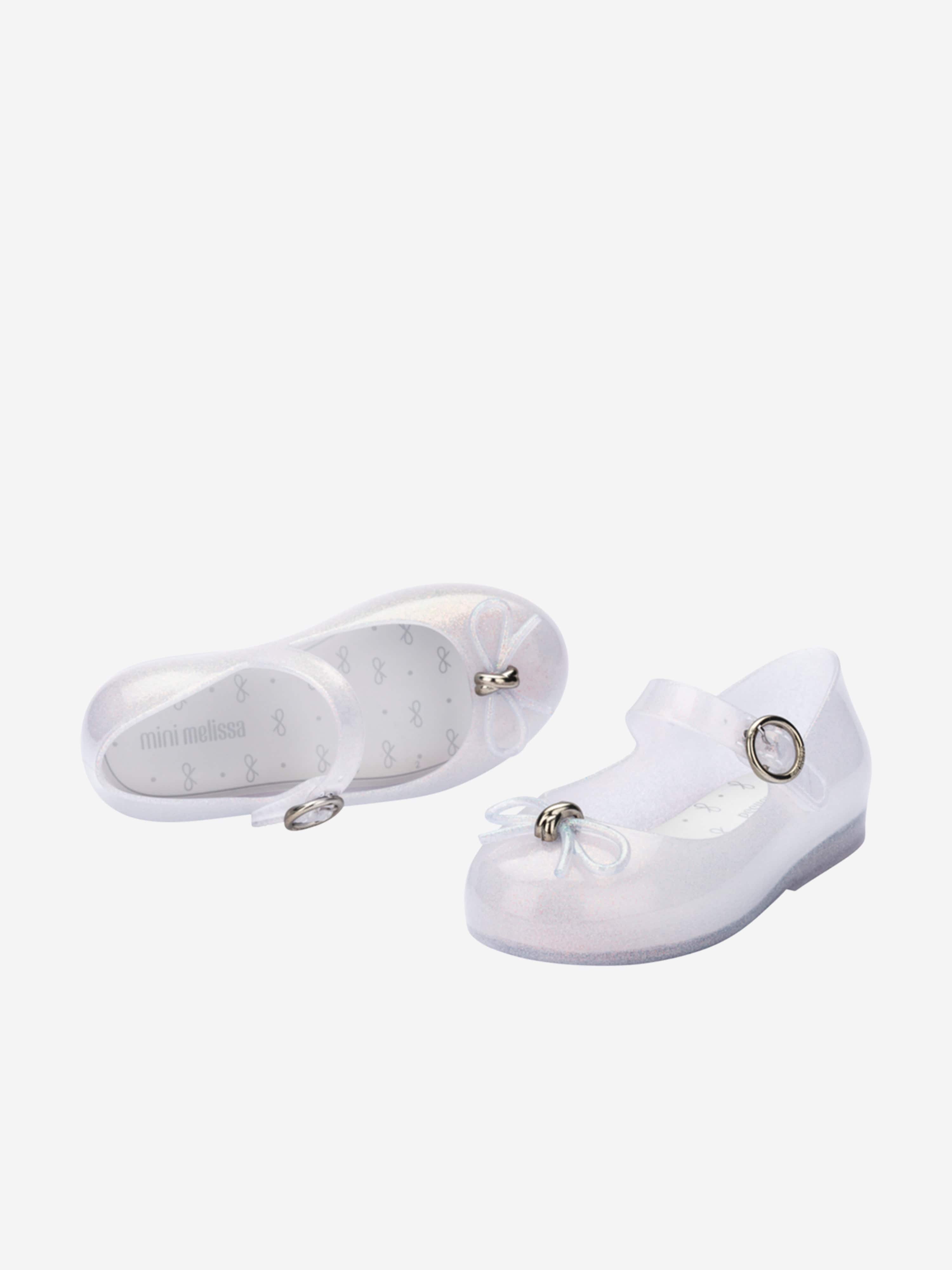 Girls Sweet Love Ballerinas in White
