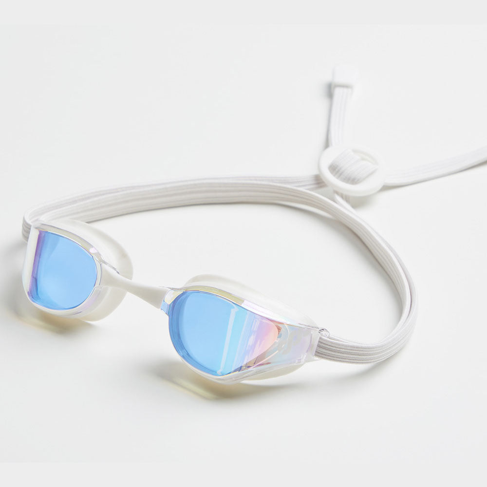 Adult White Rubber Ring Racing Goggles(MILA_CLGD)