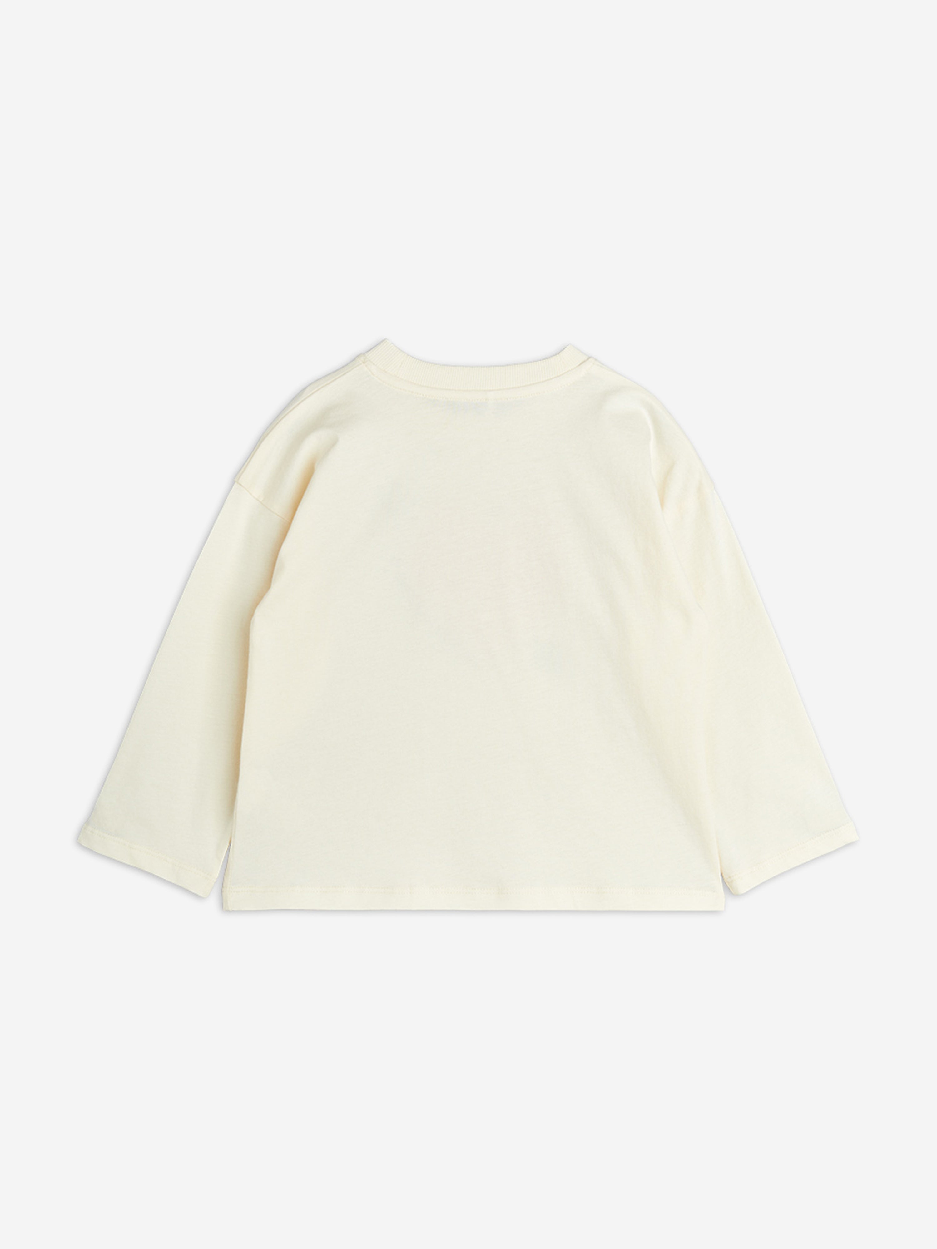 Girls Arrowed Heart Long Sleeve T-Shirt in Ivory