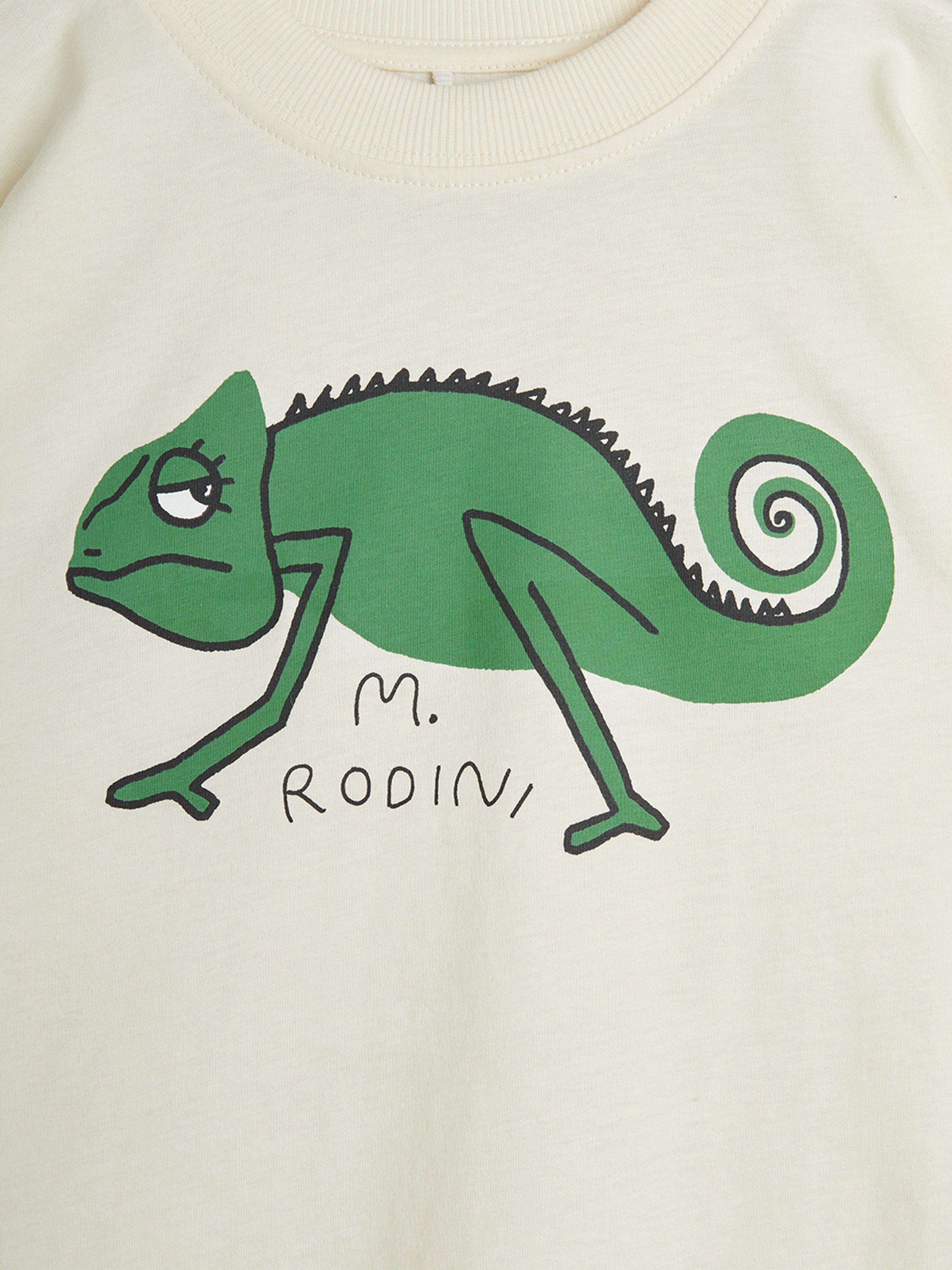 T-shirt Lézard pour Garçons couleur Ivoire