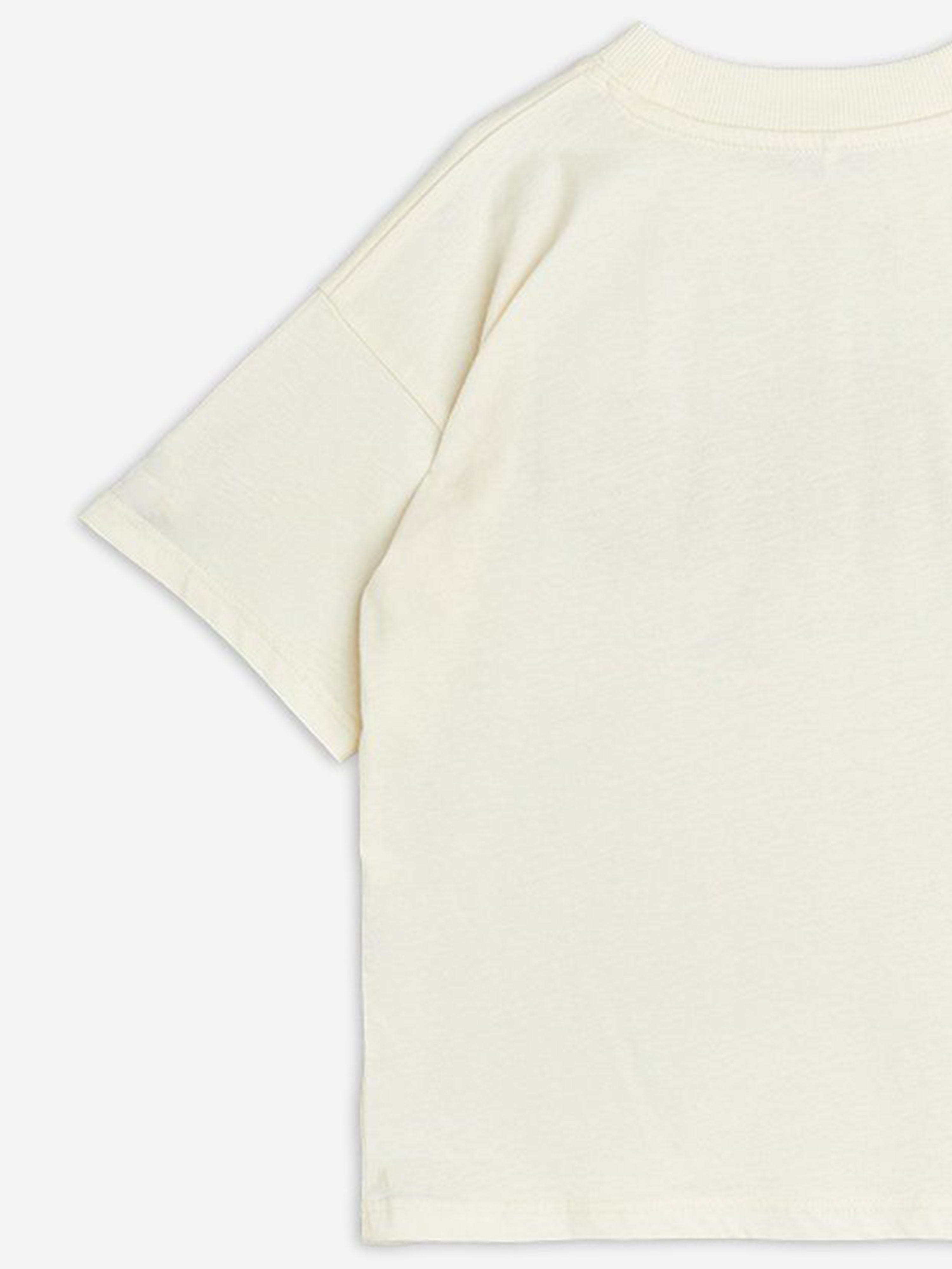 T-shirt Lézard pour Garçons couleur Ivoire
