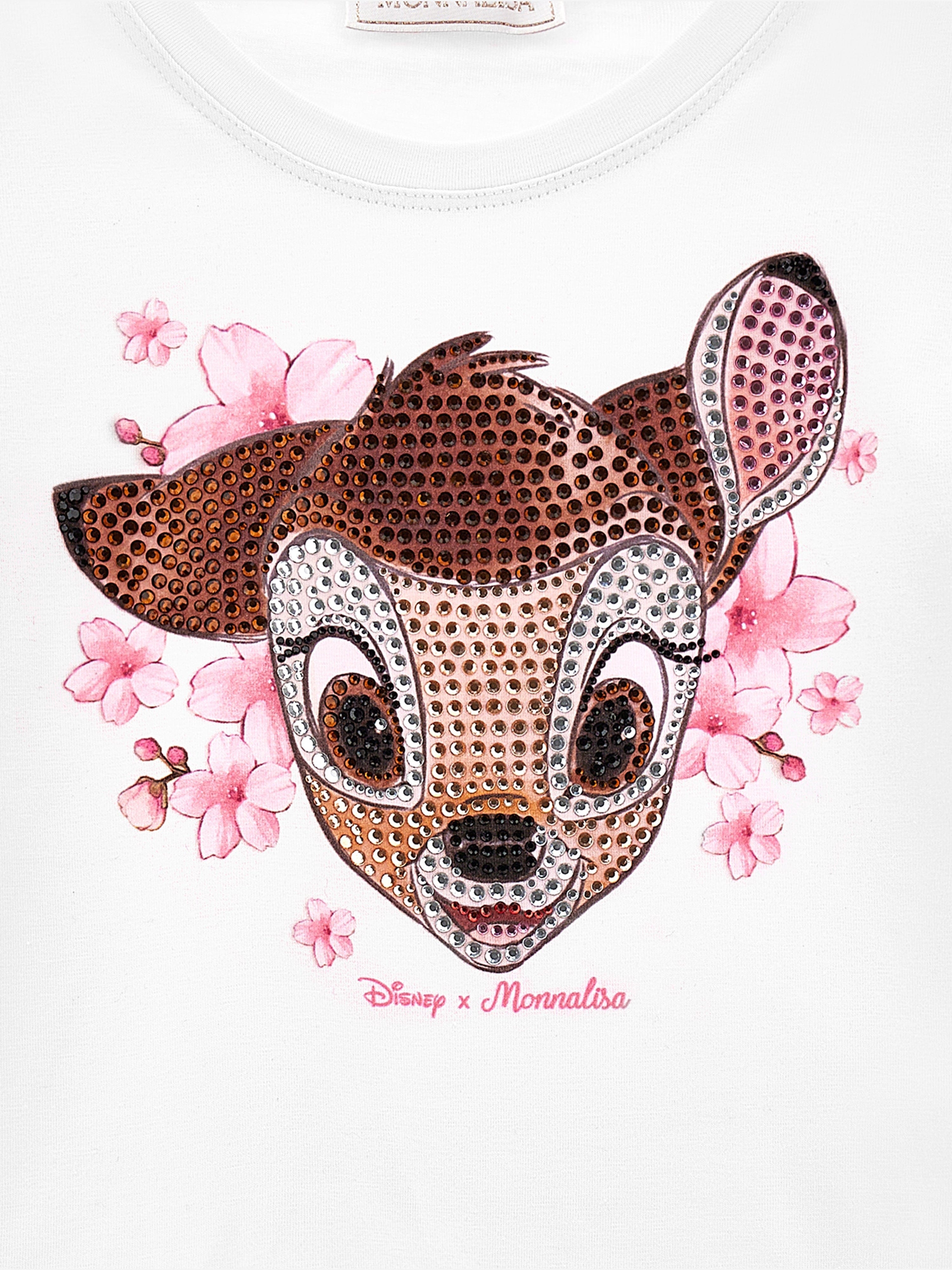 Girls Bambi T-Shirt in White