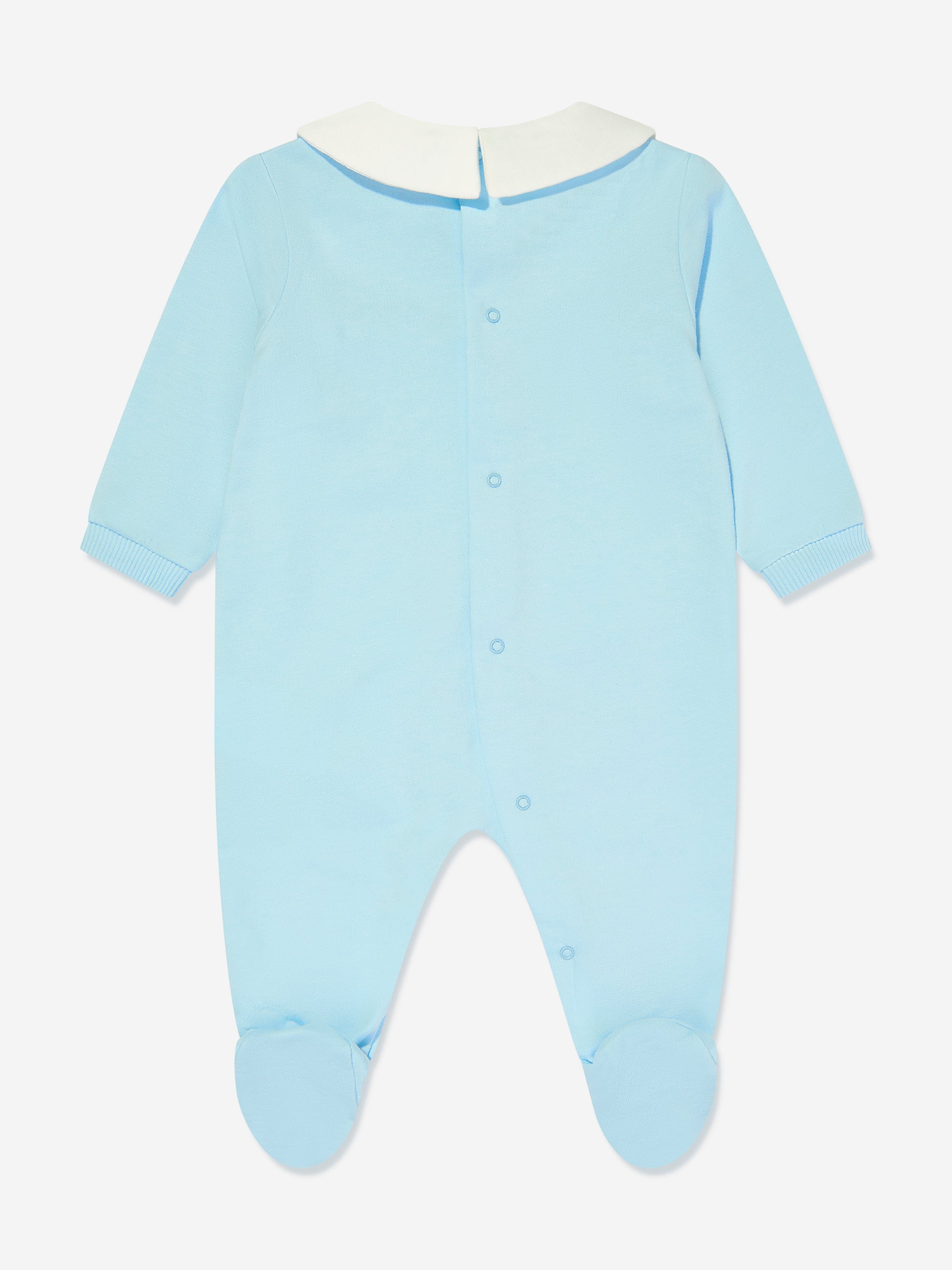 Baby Boys Bear Babygrow in Blue