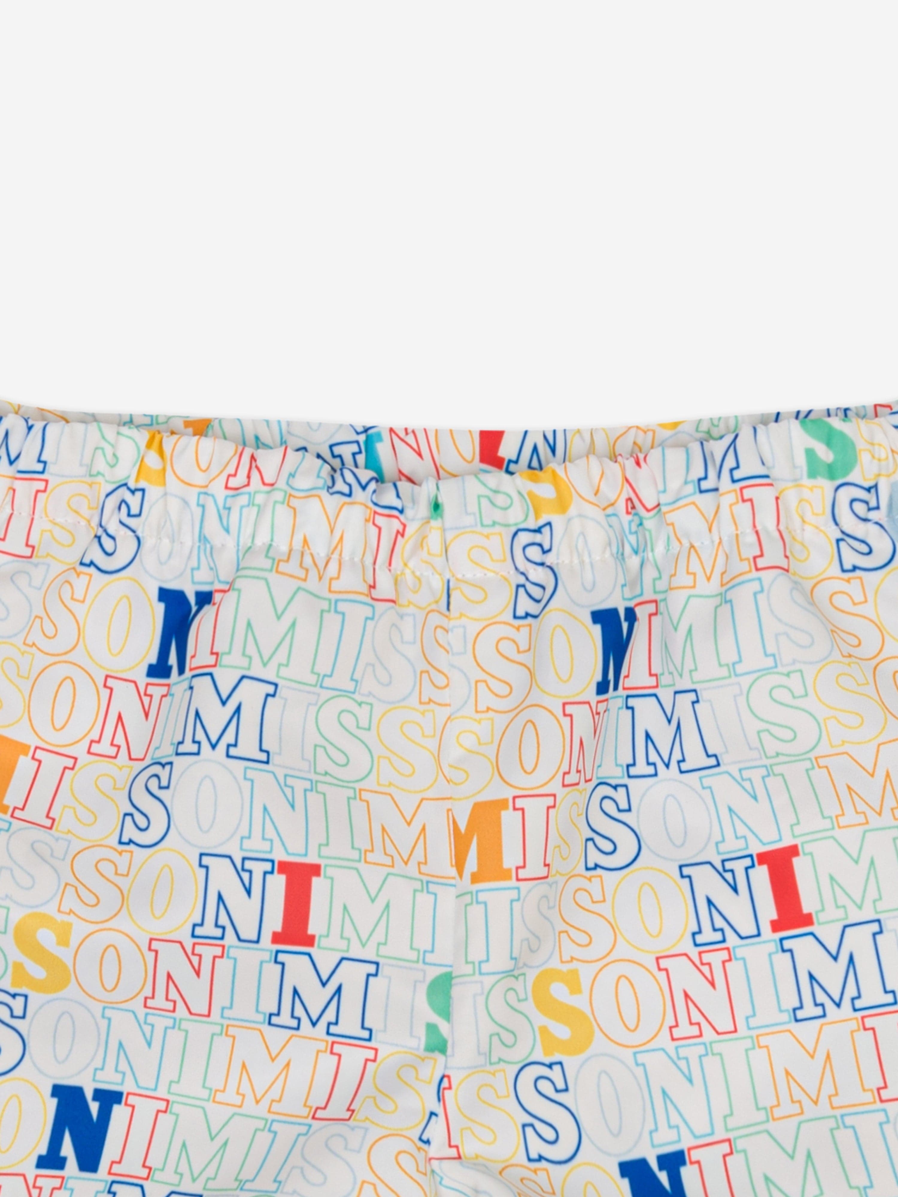 Short de bain logo multicolore pour bébés garçons