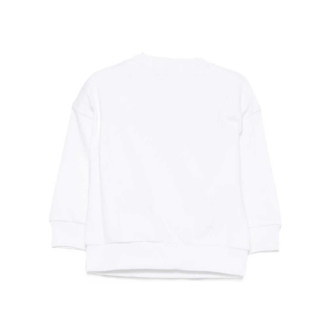 Baby Boys & Girls White Bear Printed Cotton Sweatshirt