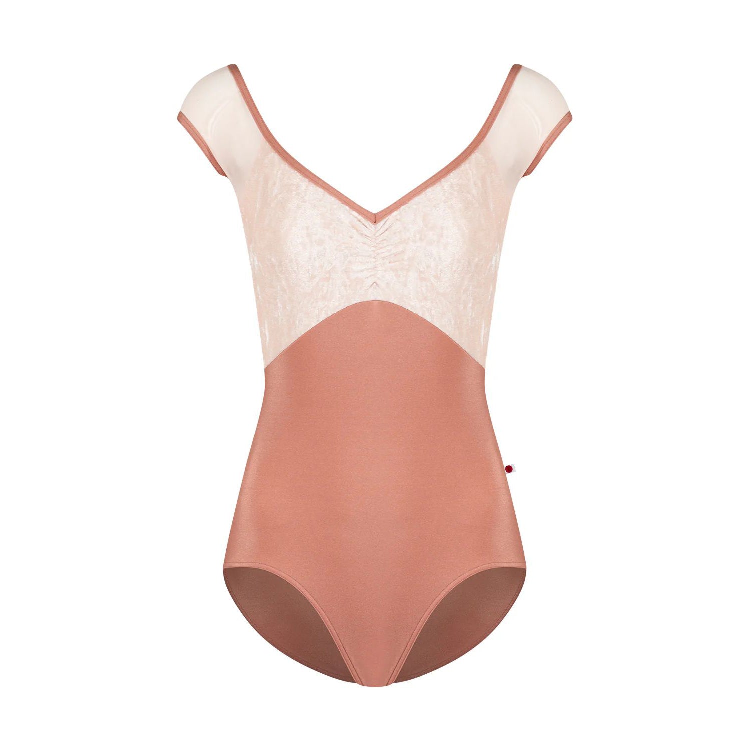Women Light Pink "Elli/N-Rosewood/CV-Misty Rose/Mesh Blush/N-Rosewood" Ballet Onesies