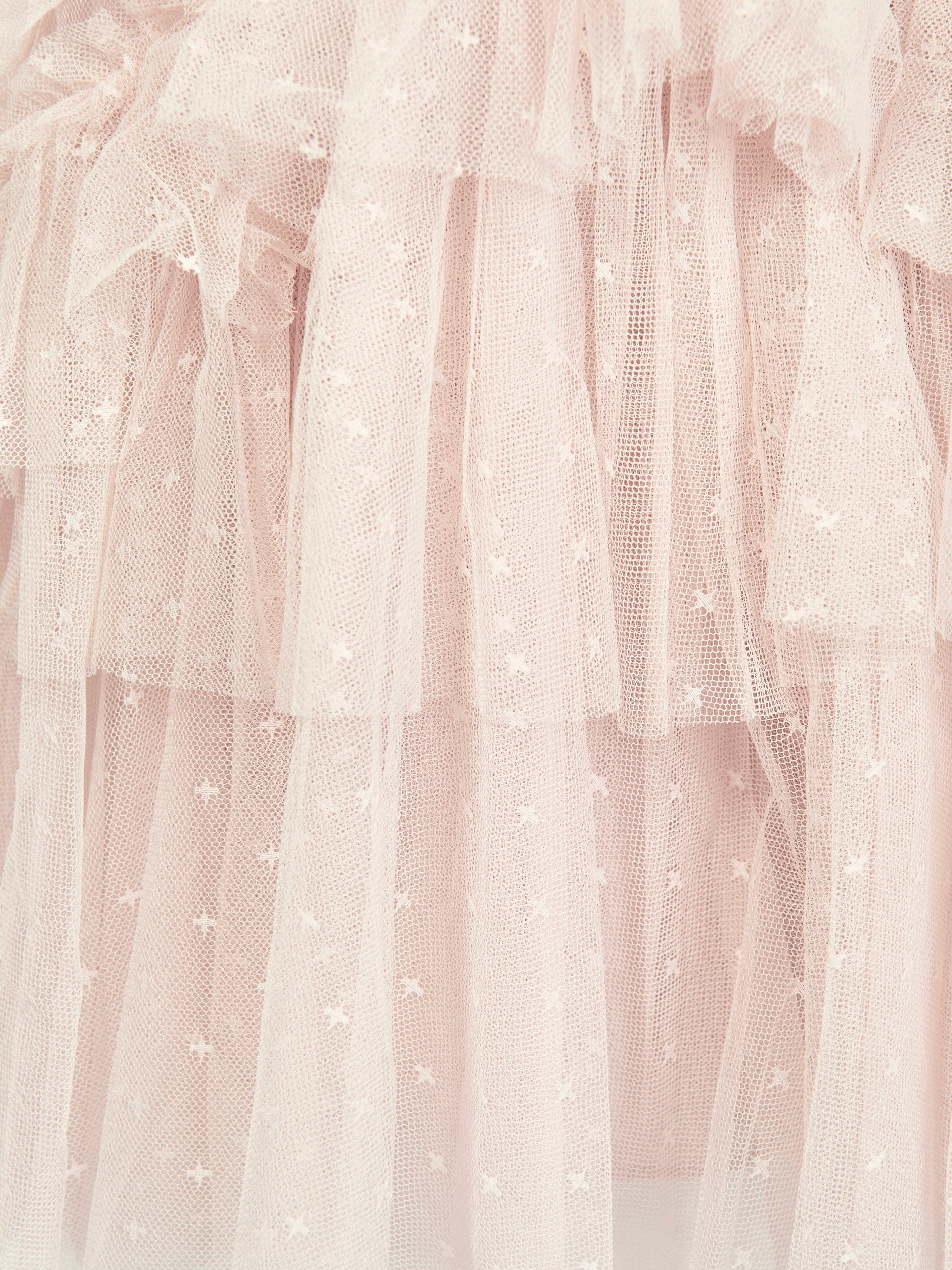 Needle & Thread Girls Elia Tulle Dress in Pink