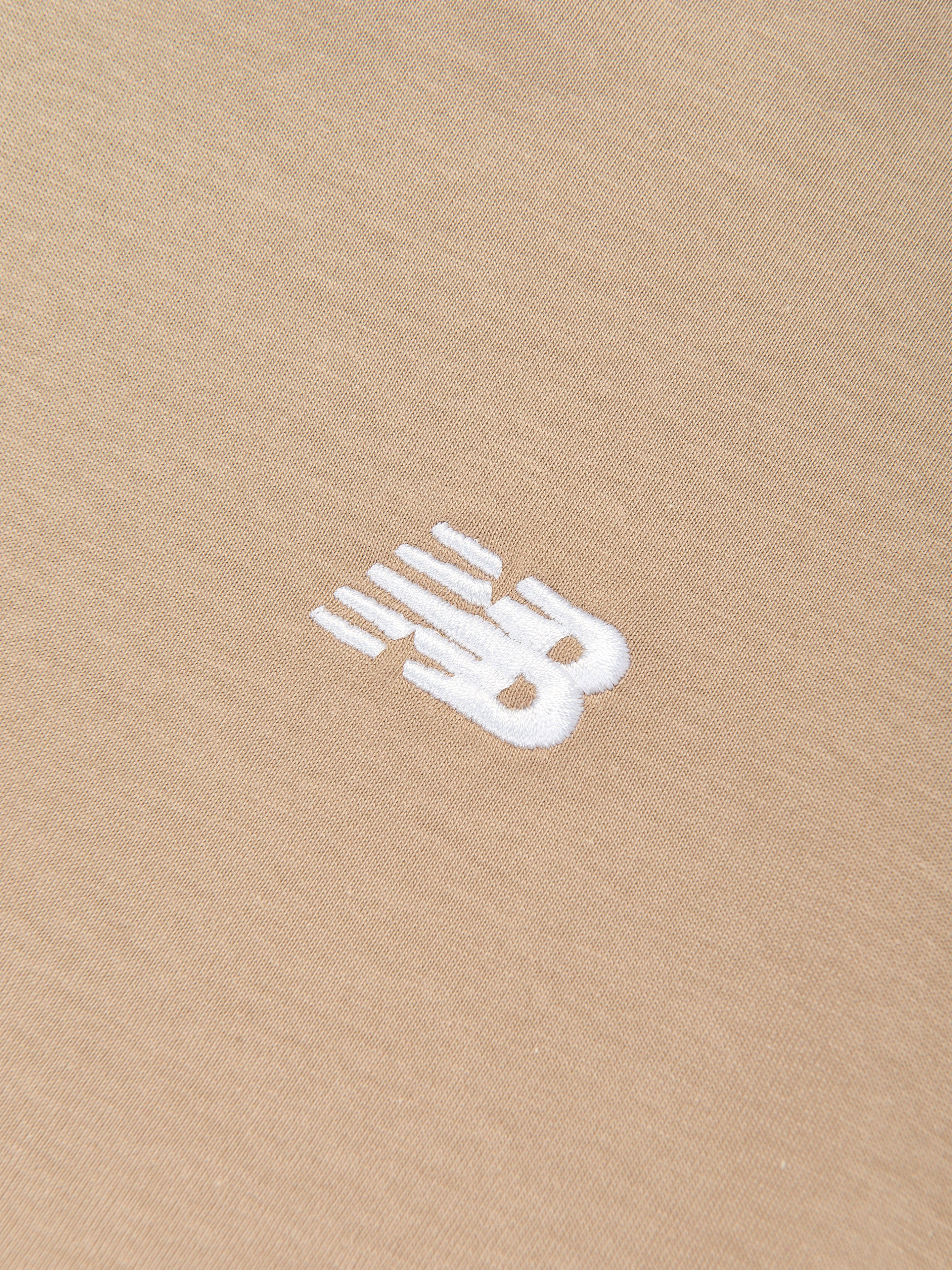Boys Jersey Small Logo T-Shirt in Beige