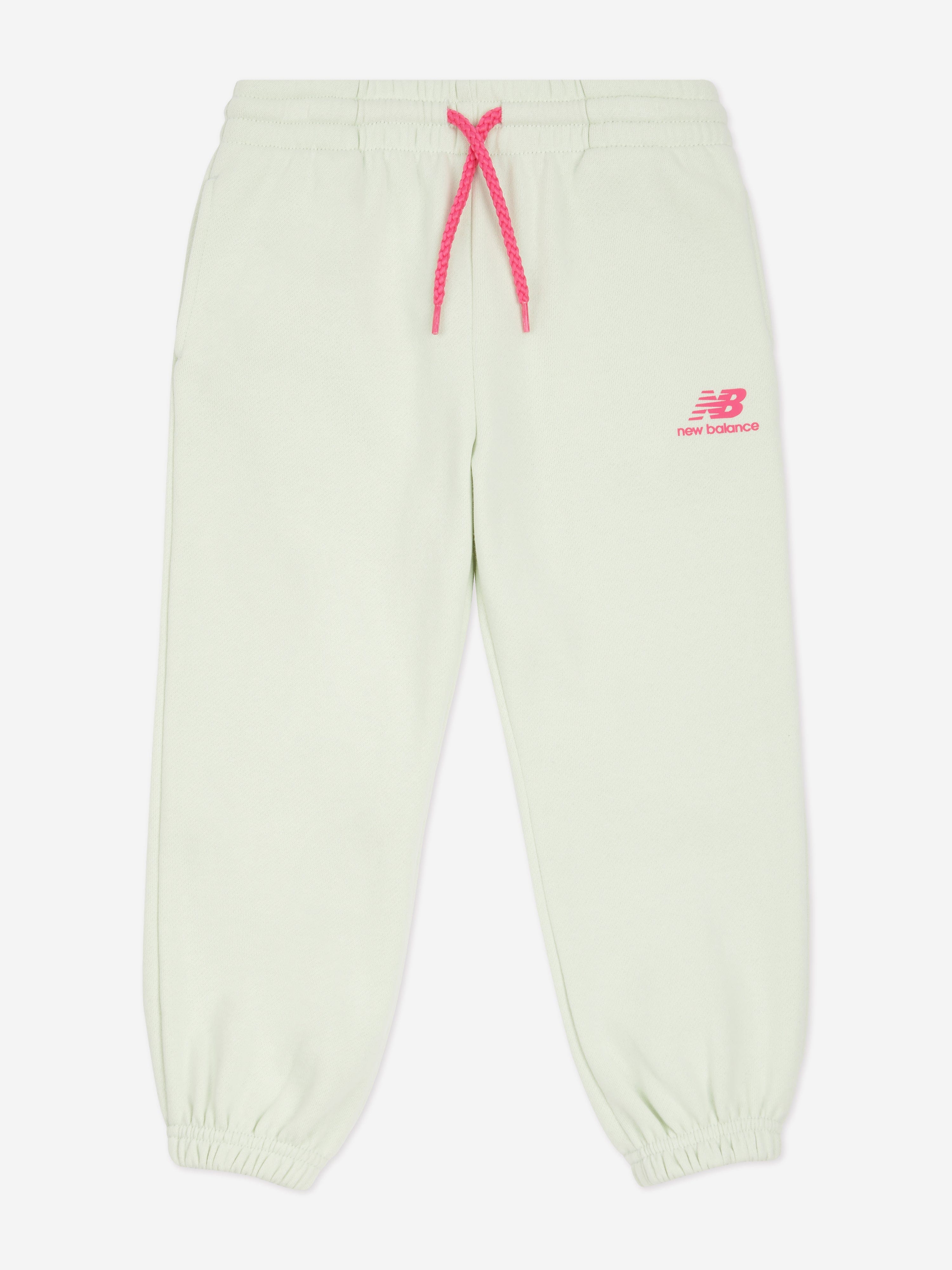 New Balance Girls T-Shirt and Tracksuit Set in Green
