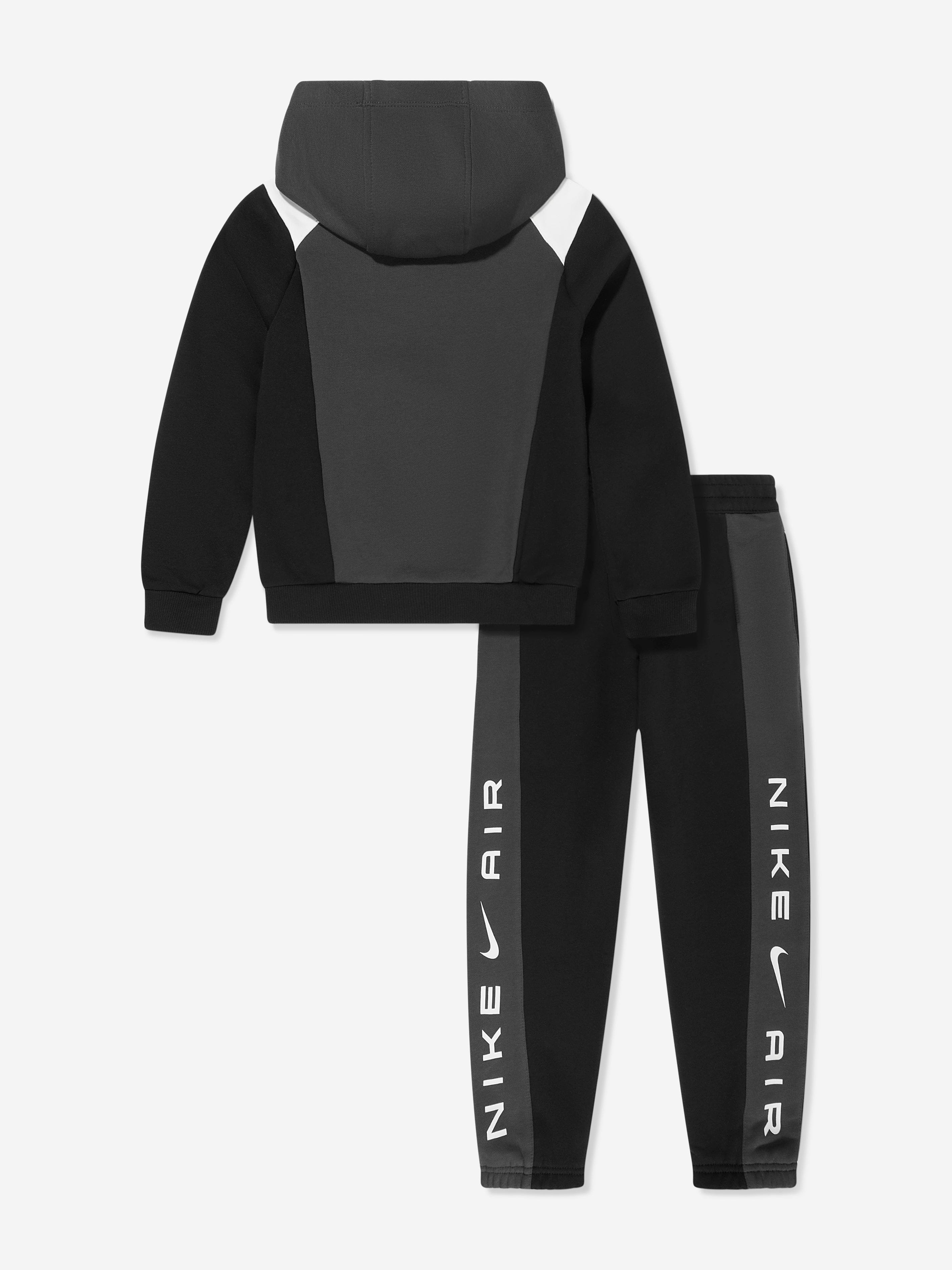 Boys Air Fleece Tracksuit in Black