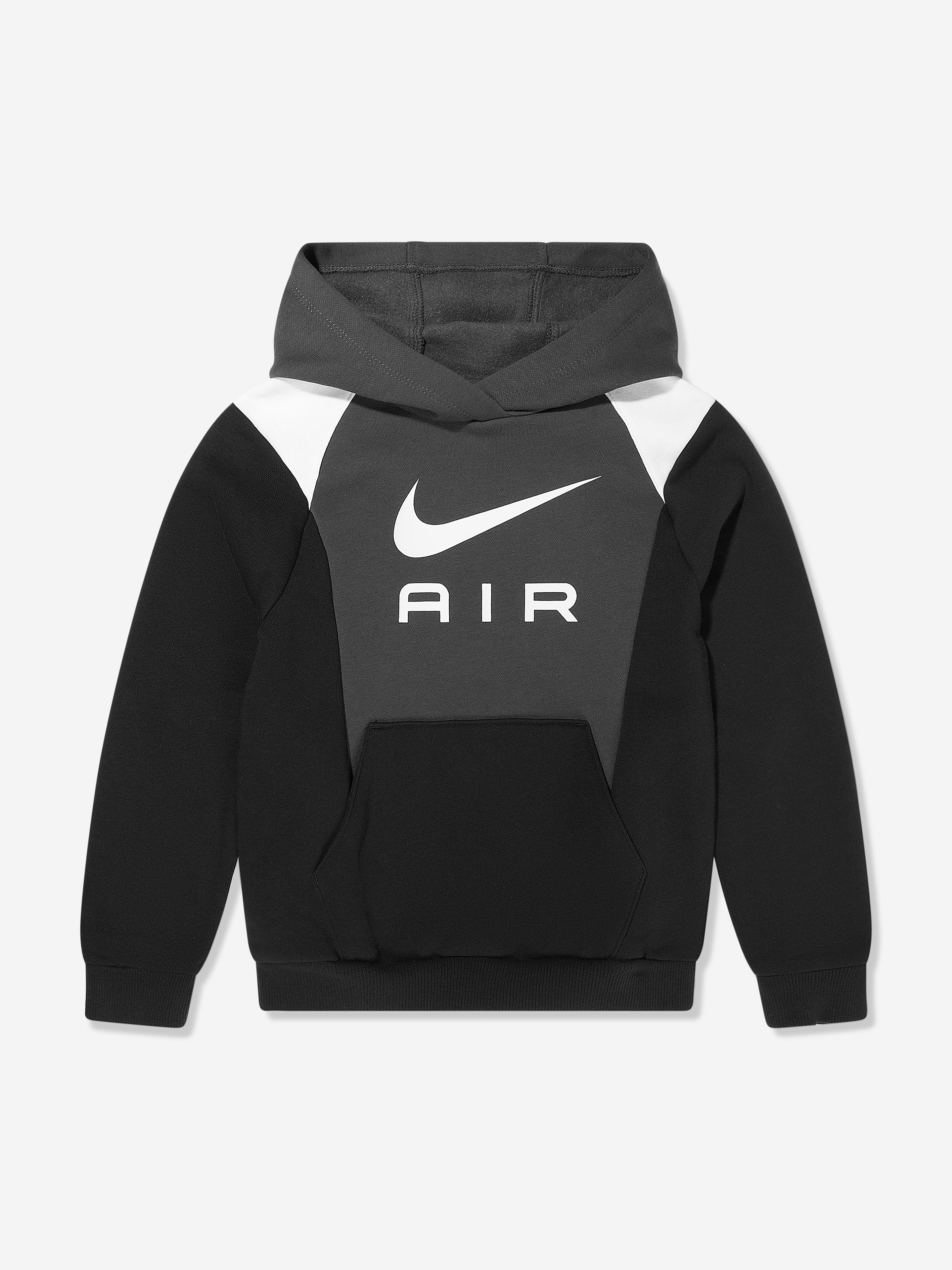 Boys Air Fleece Tracksuit in Black