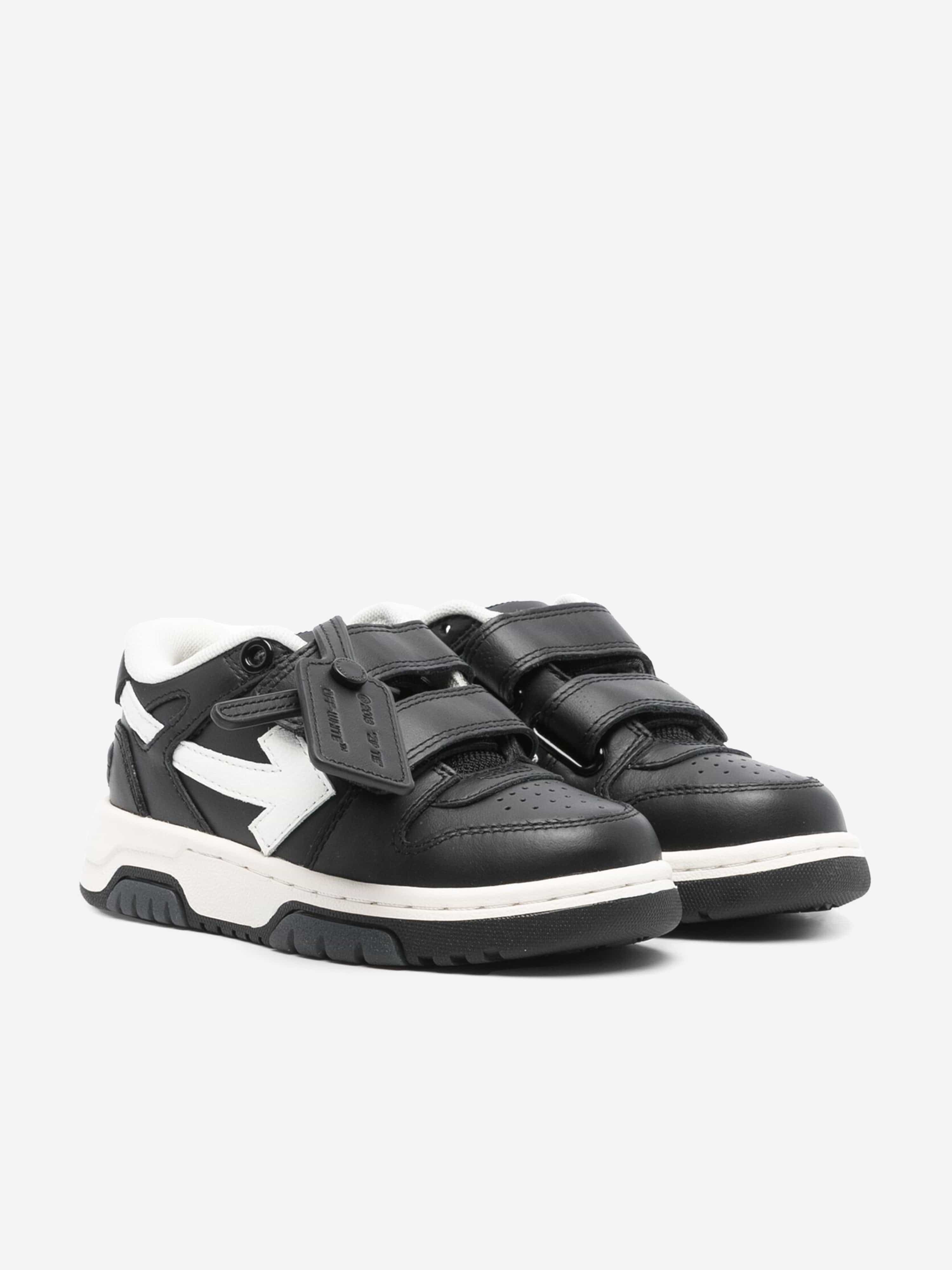 Off-White Kids Out Of Office Straps Trainers in Black
