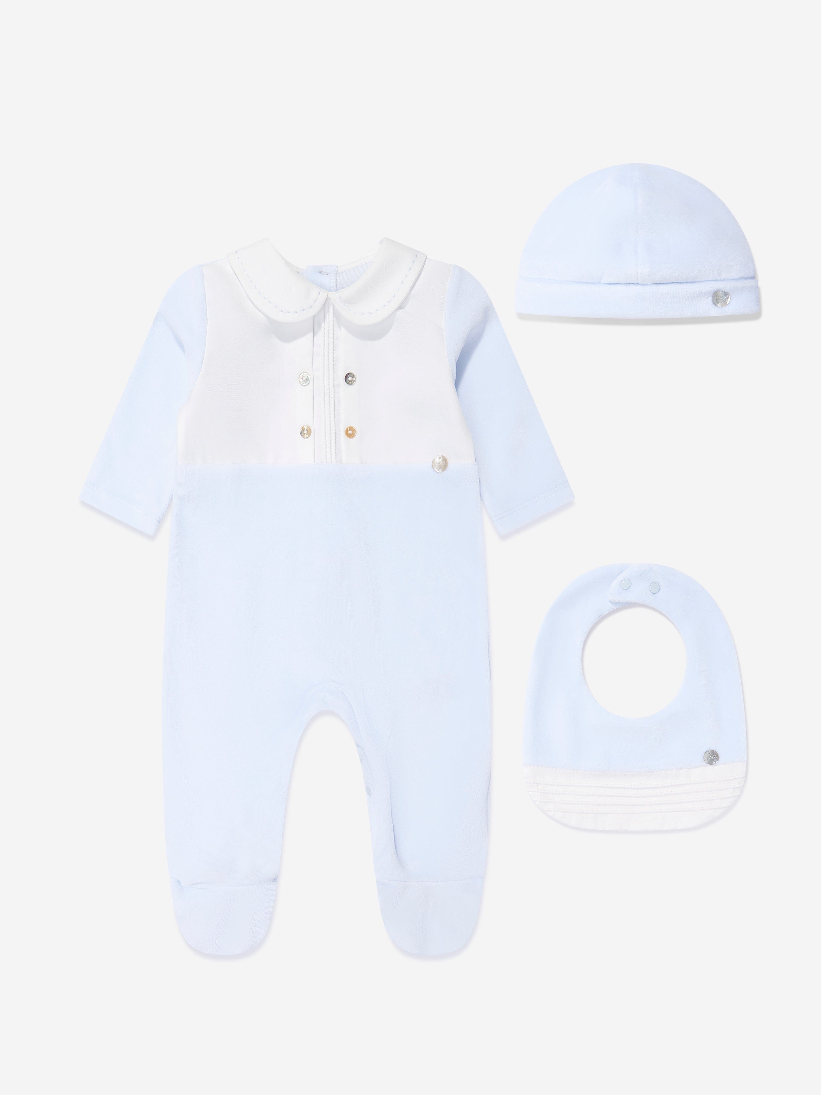 Baby Boys Babygrow Gift Set in Blue