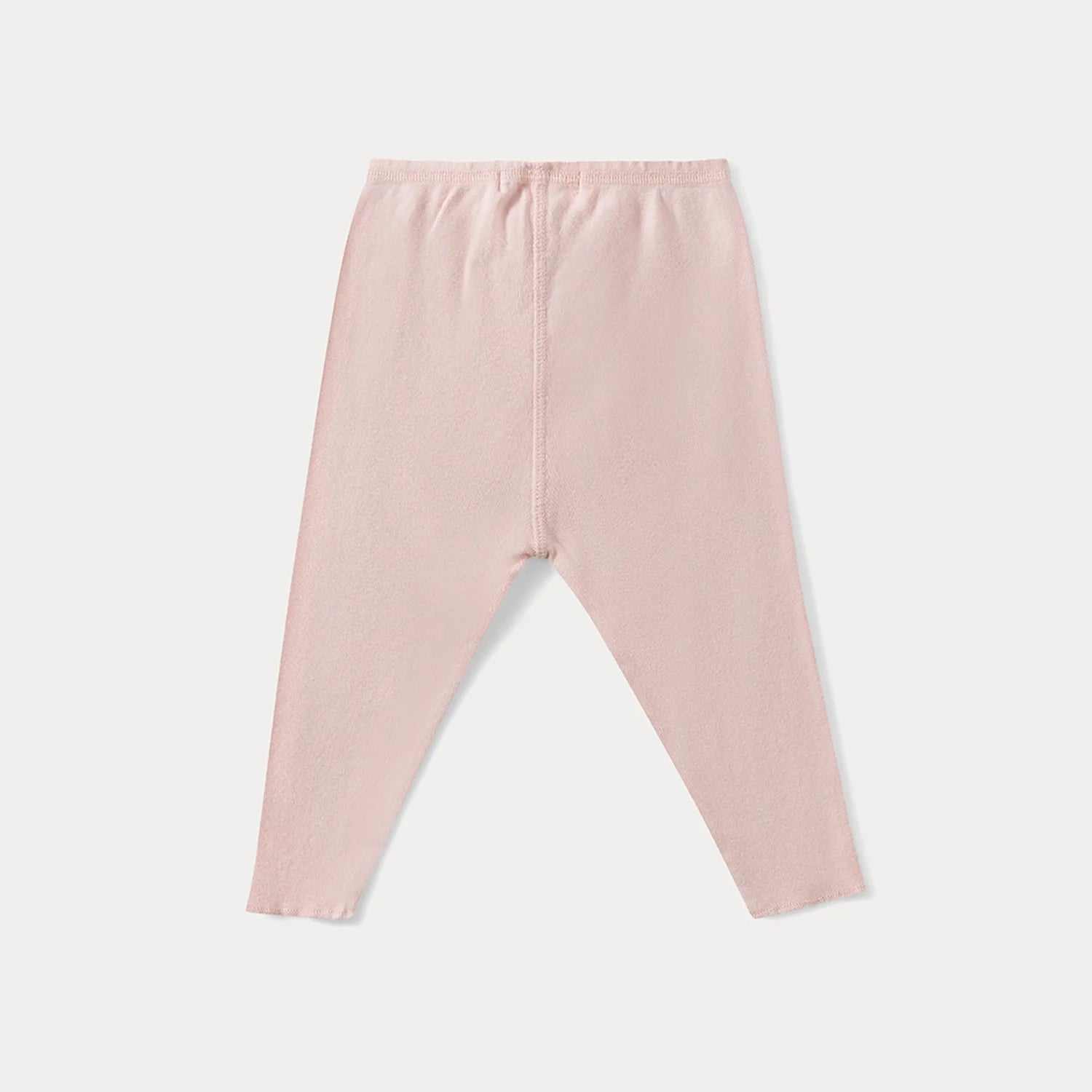 Baby Girls Light Pink Cotton Leggings