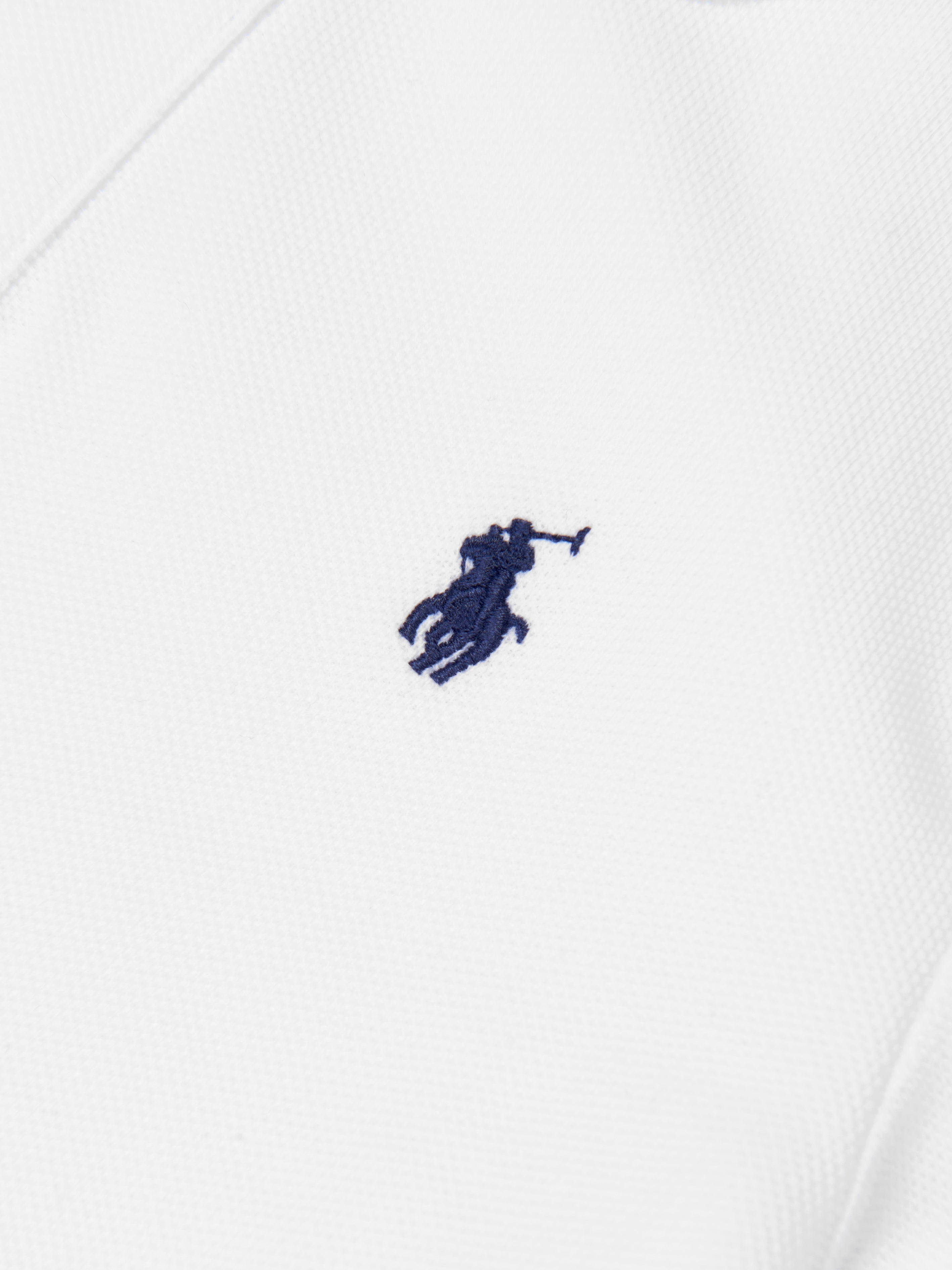 Ralph Lauren Boys Logo Polo Shirt in White