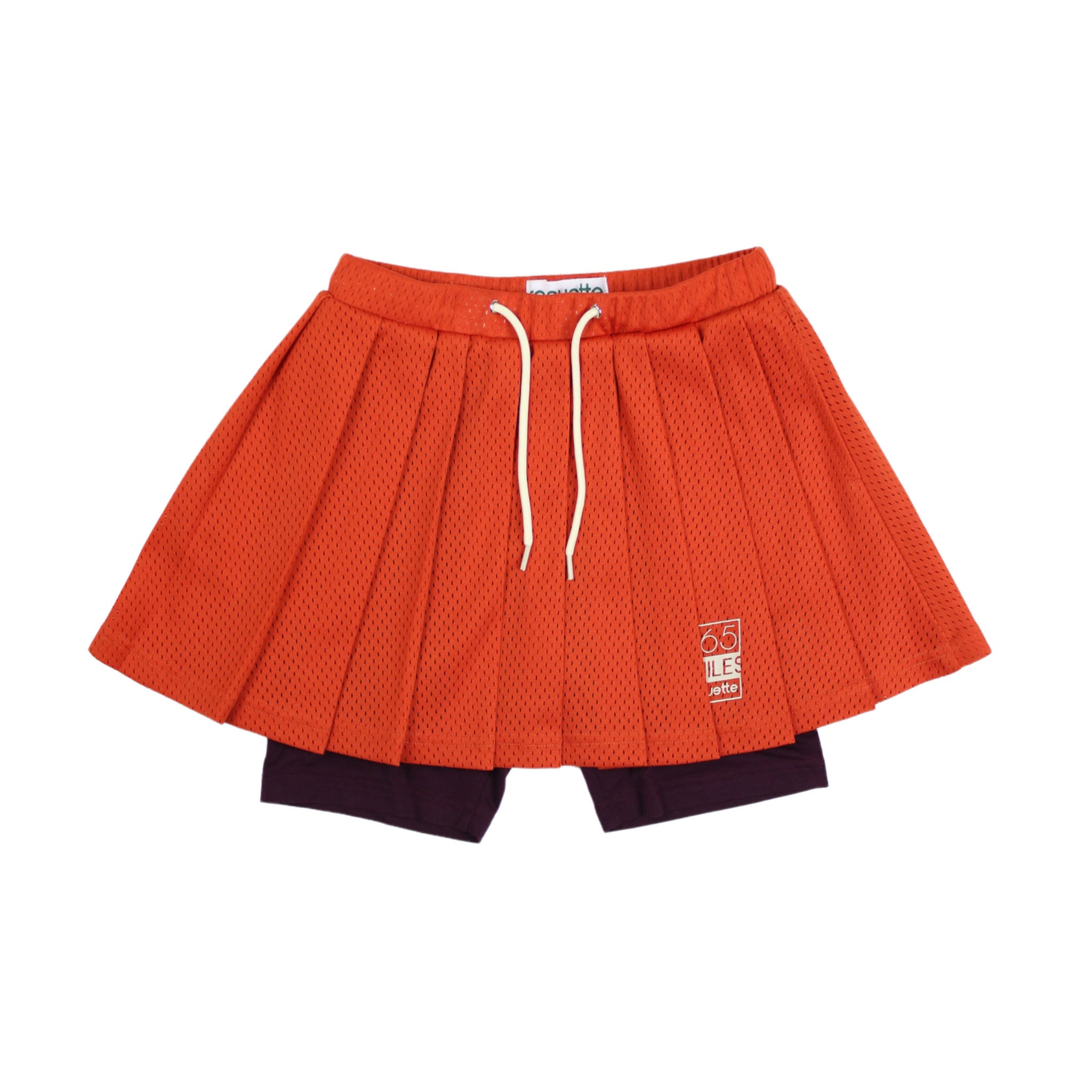 Girls Rouge Pleated Skirt