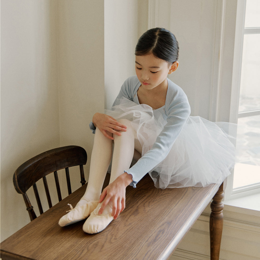 Girls Blue Ballet Shoulder Warmer